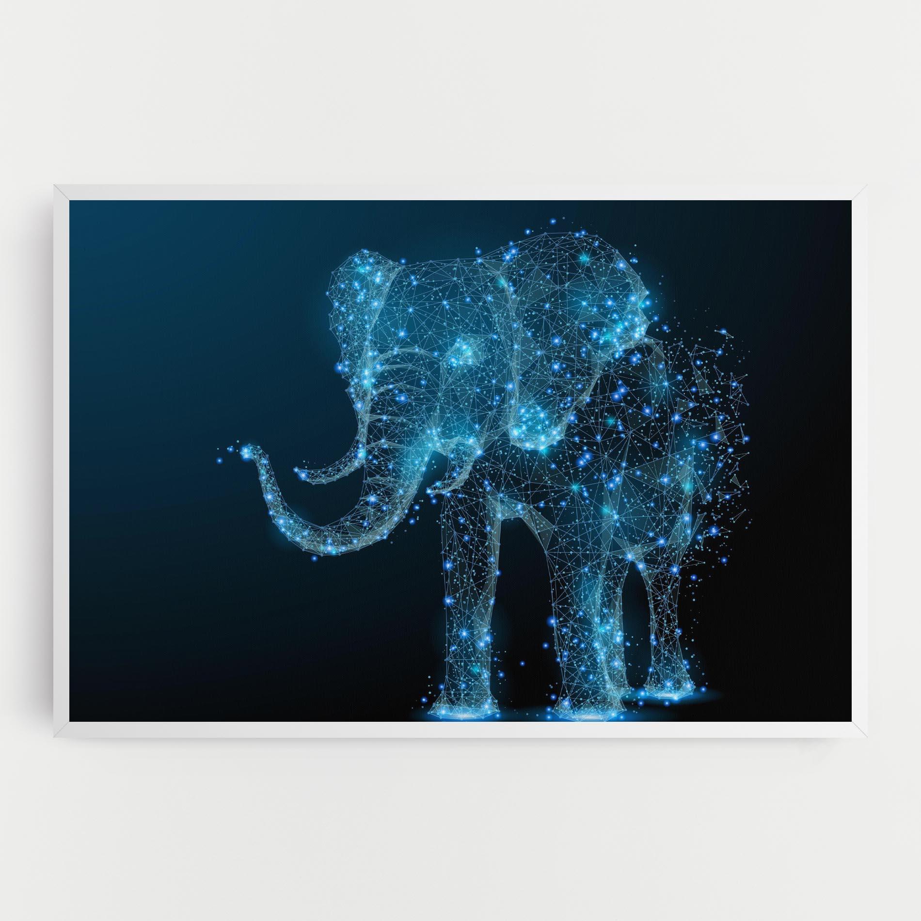 Картина на платно Digital Elephant mockup 0
