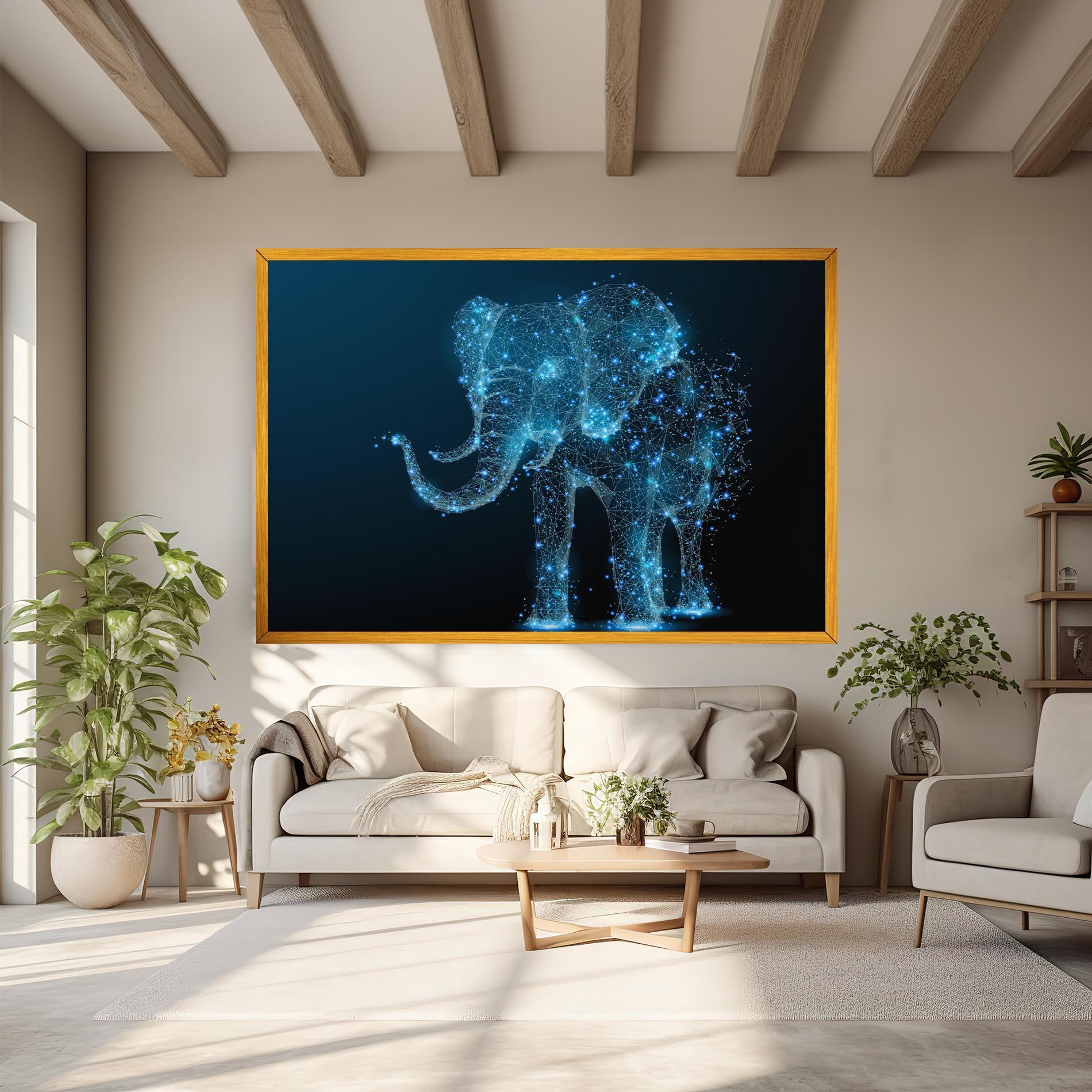 Картина на платно Digital Elephant mockup 6