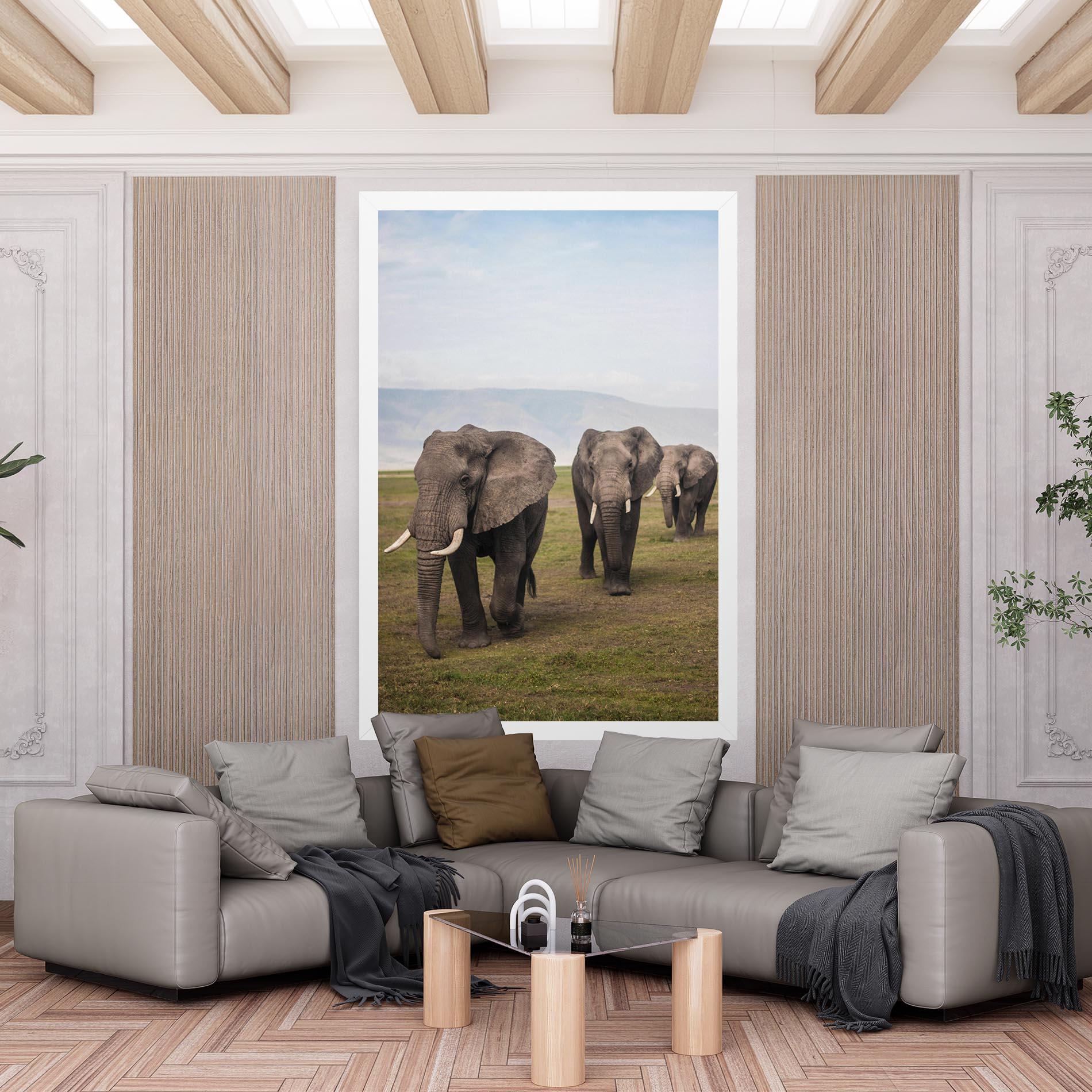 Картина на платно Elephant Landscape mockup 6