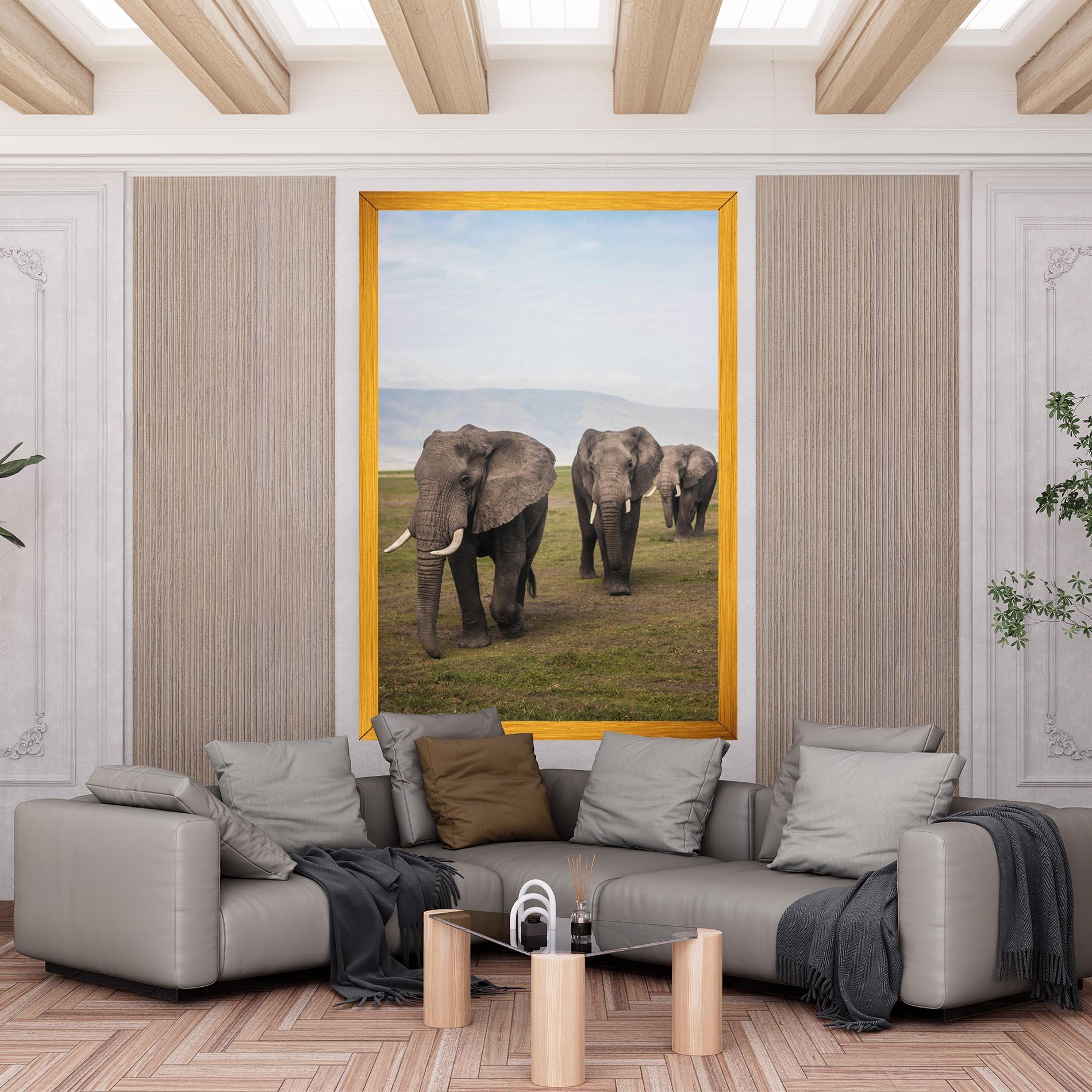 Картина на платно Elephant Landscape mockup 6