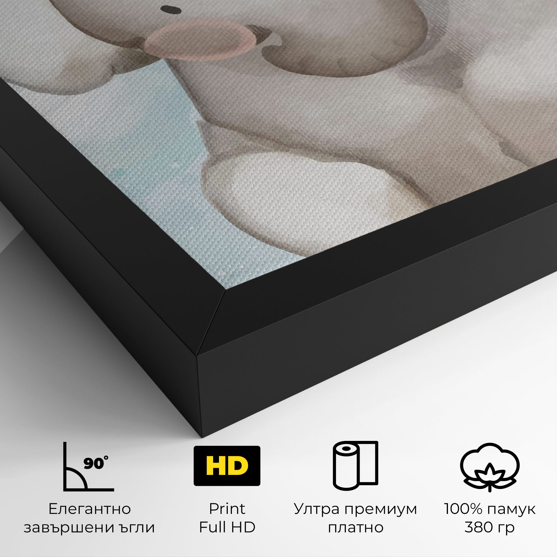 Elephant On Blue mockup 4