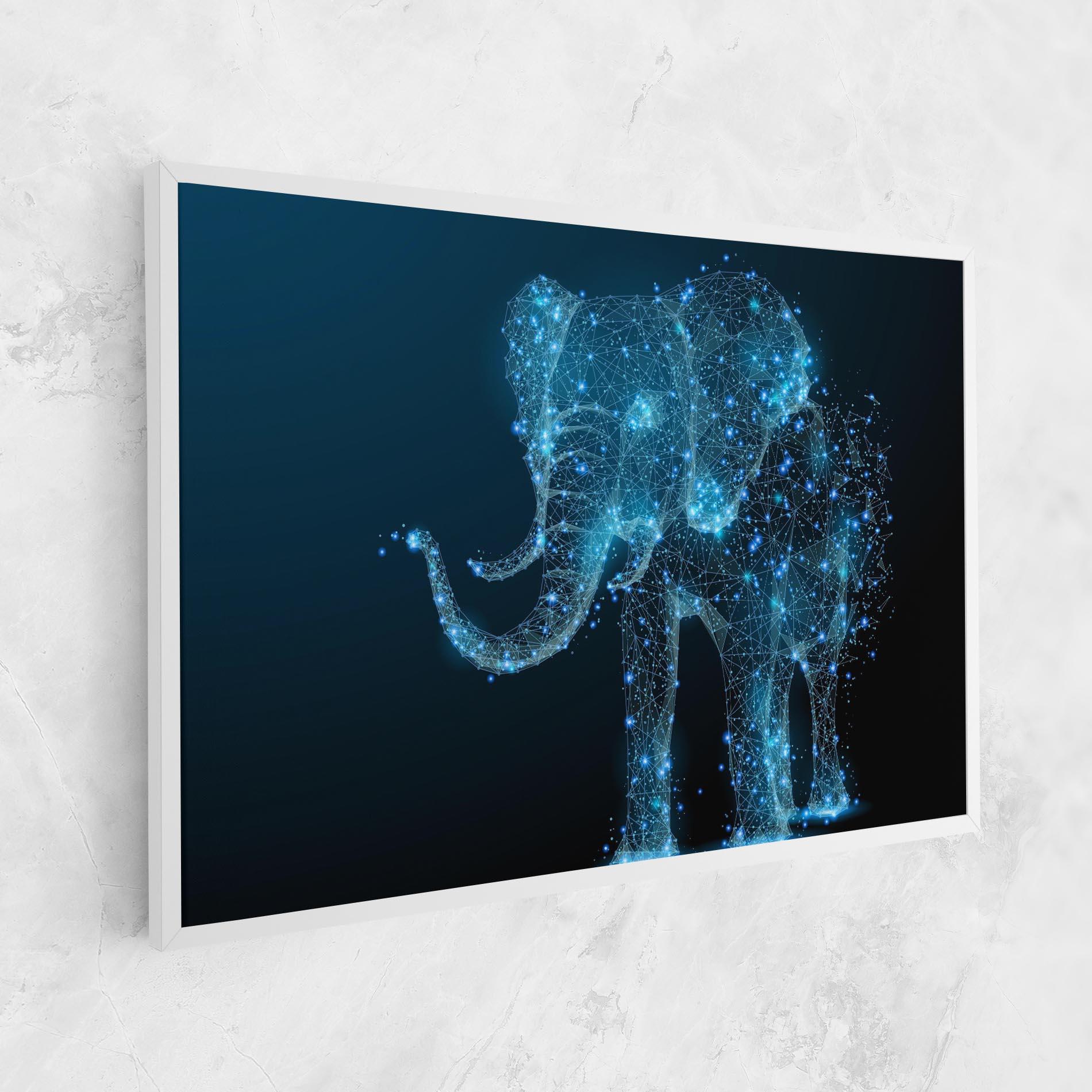 Картина на платно Digital Elephant mockup 1