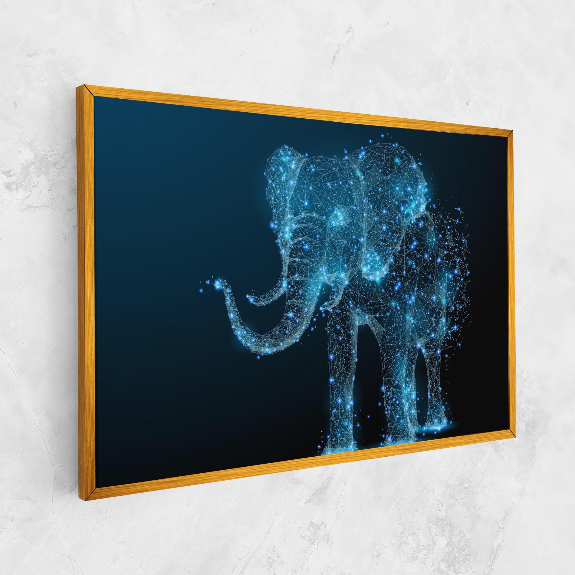 Картина на платно Digital Elephant mockup 1