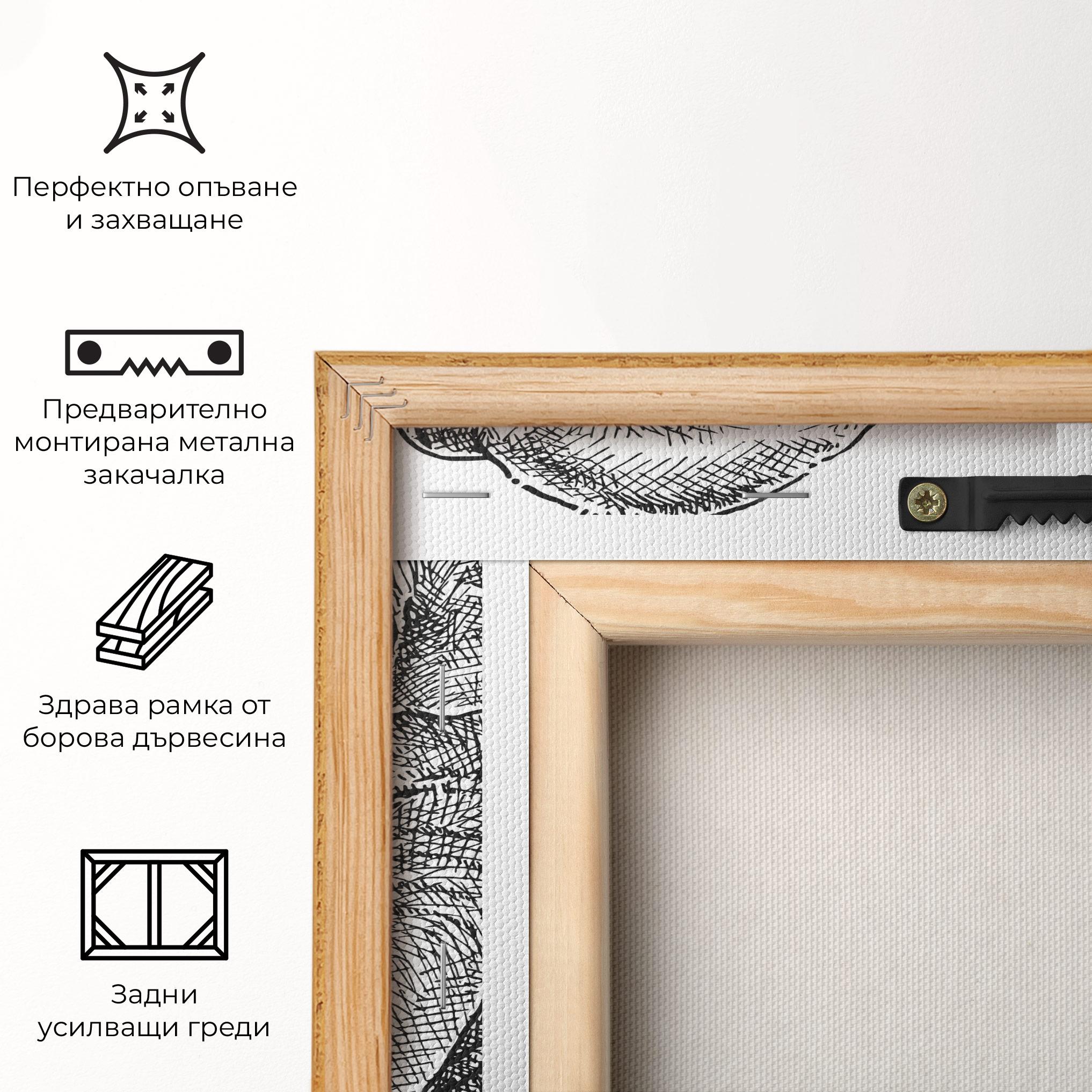 Картина на платно Baby Elephants mockup 5