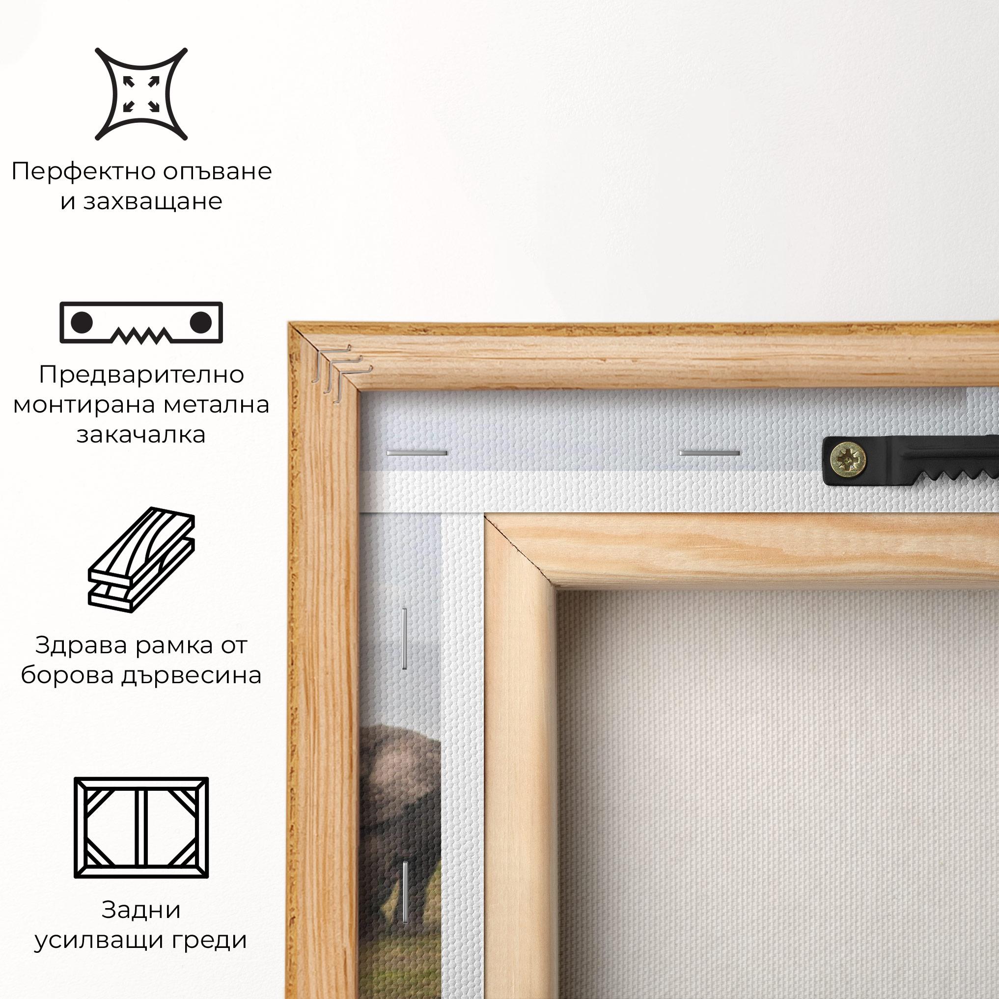 Картина на платно Elephant Landscape mockup 5