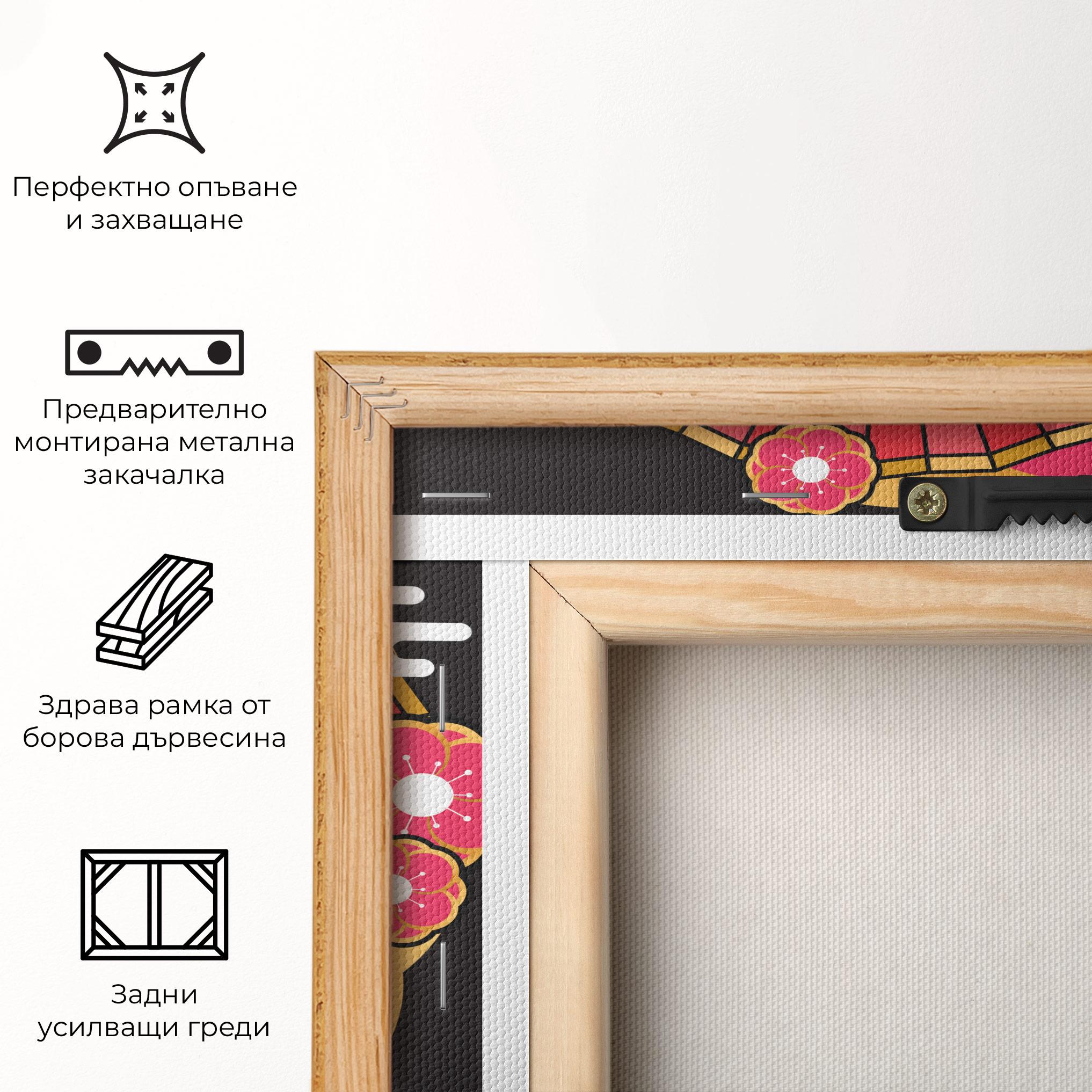 Картина на платно Elephant On Pink mockup 5