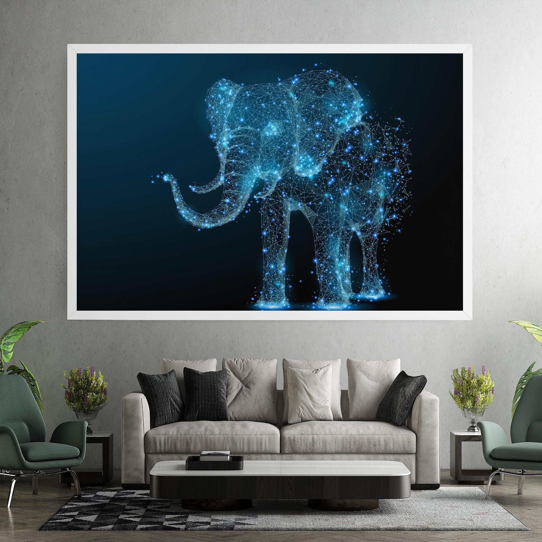 Картина на платно Digital Elephant mockup 7
