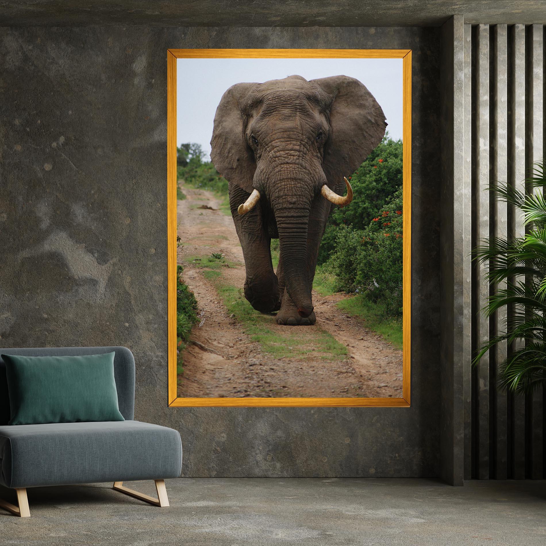 Картина на платно Elephant Safari mockup 7