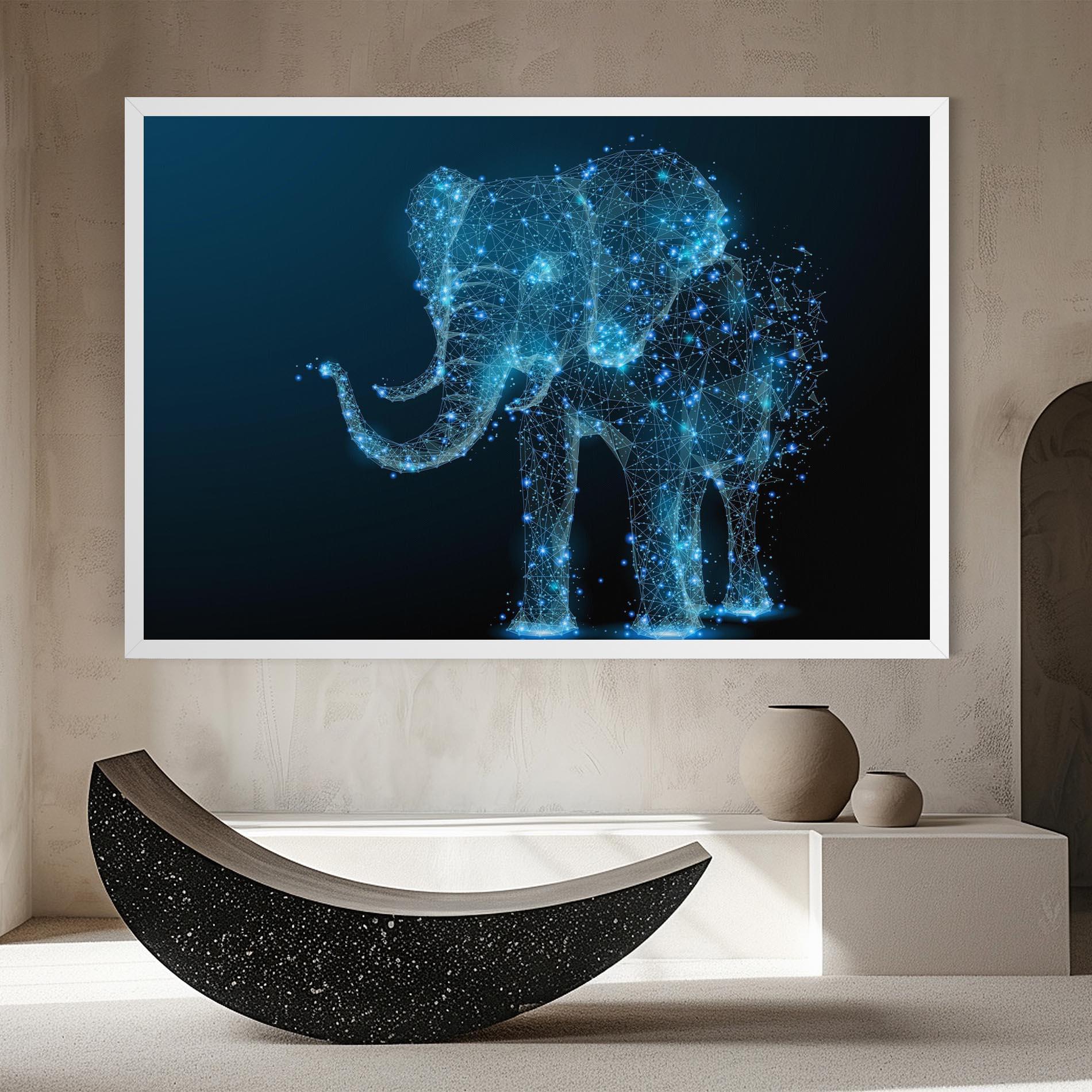 Картина на платно Digital Elephant mockup 8
