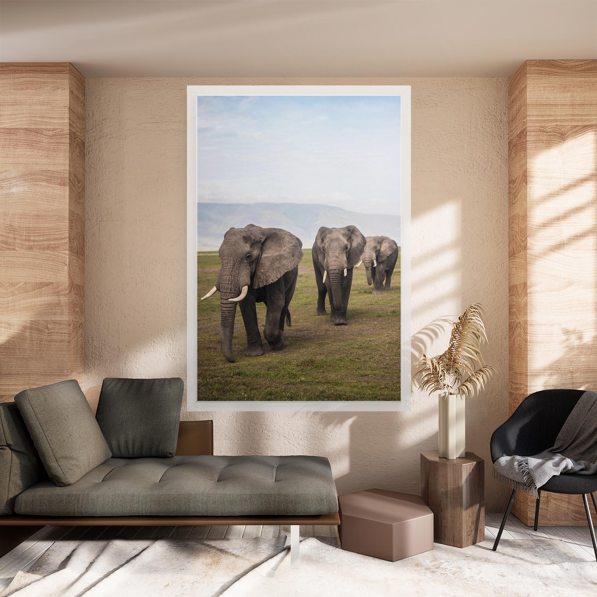 Картина на платно Elephant Landscape mockup 8