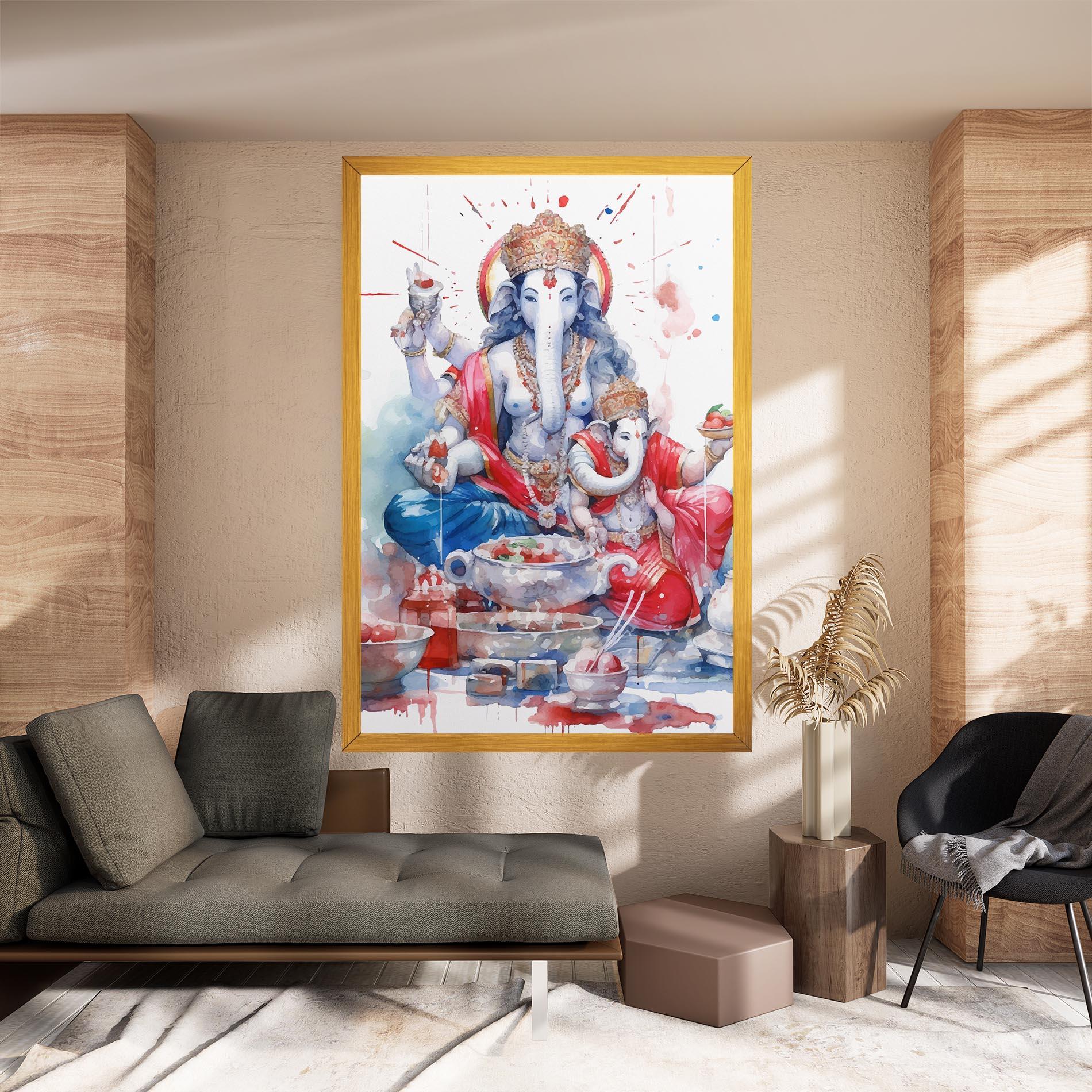 Картина на платно Durga Puja Festival mockup 8