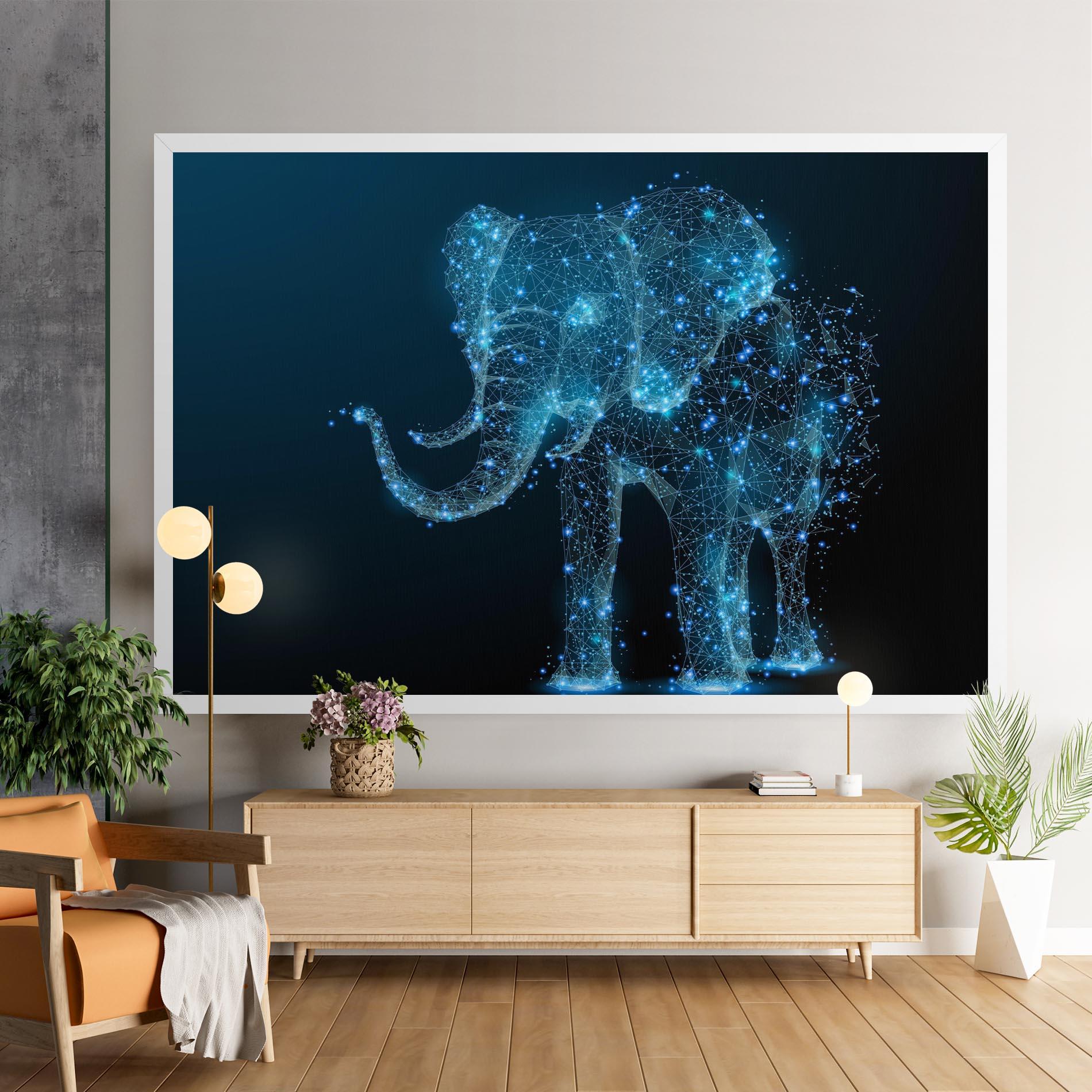 Картина на платно Digital Elephant mockup 9