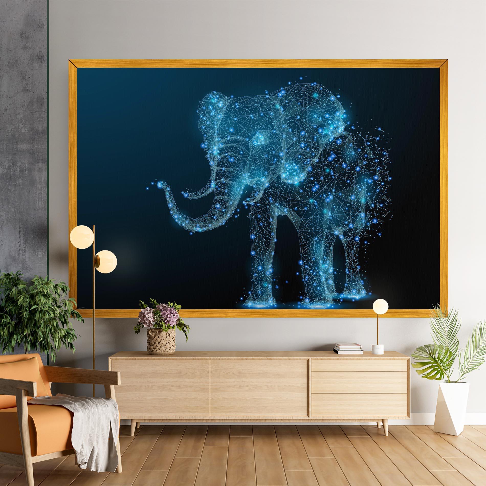 Картина на платно Digital Elephant mockup 9