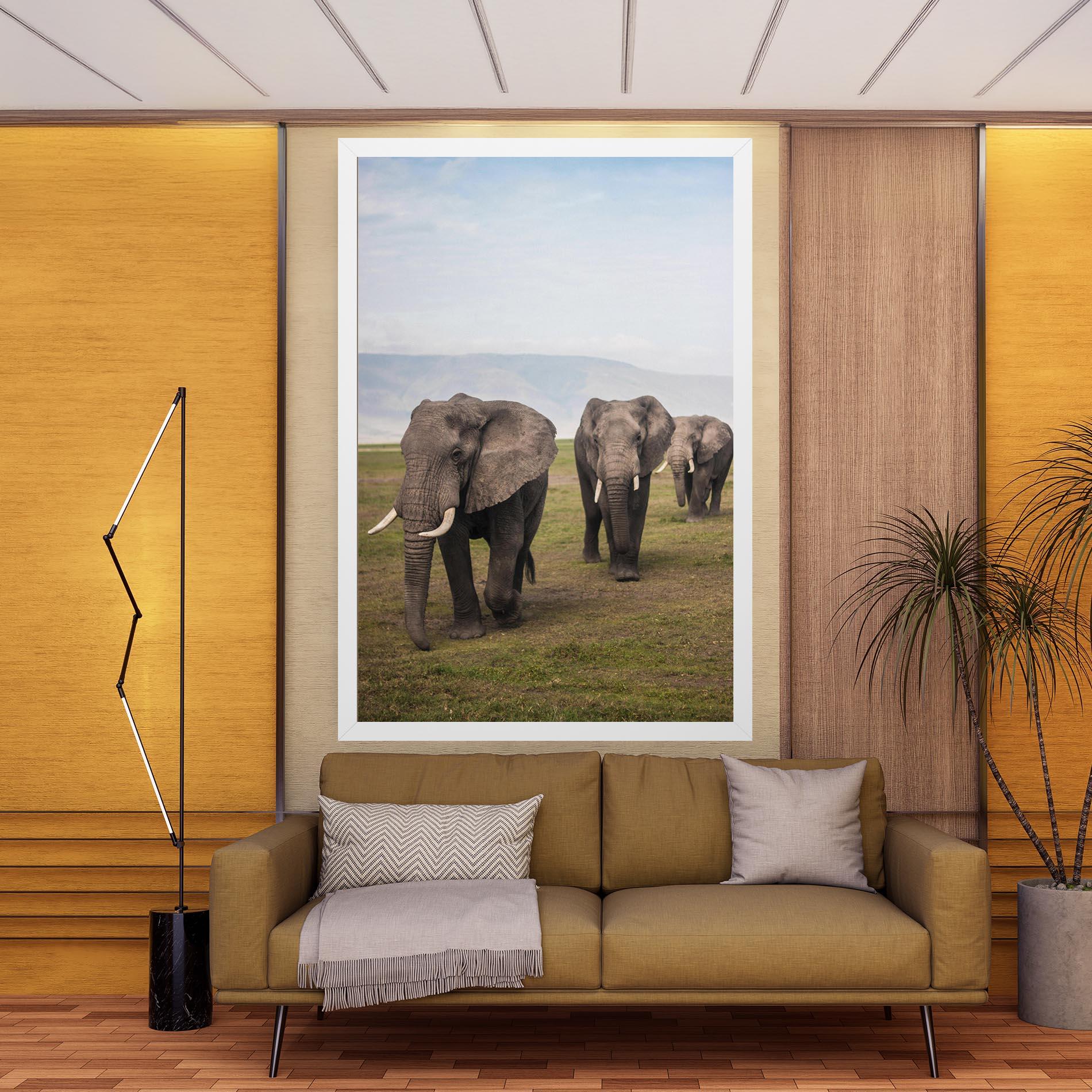 Картина на платно Elephant Landscape mockup 9
