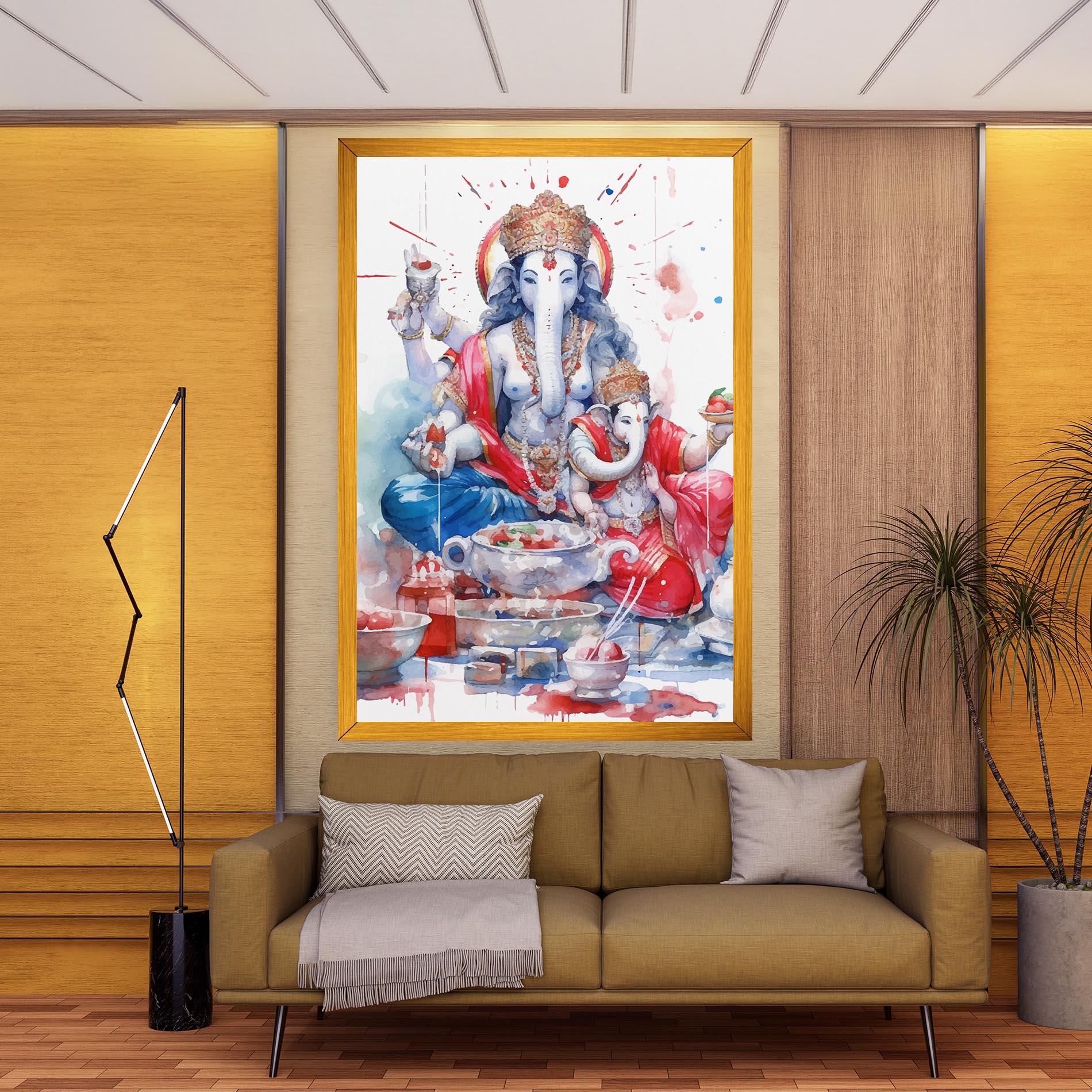 Картина на платно Durga Puja Festival mockup 9