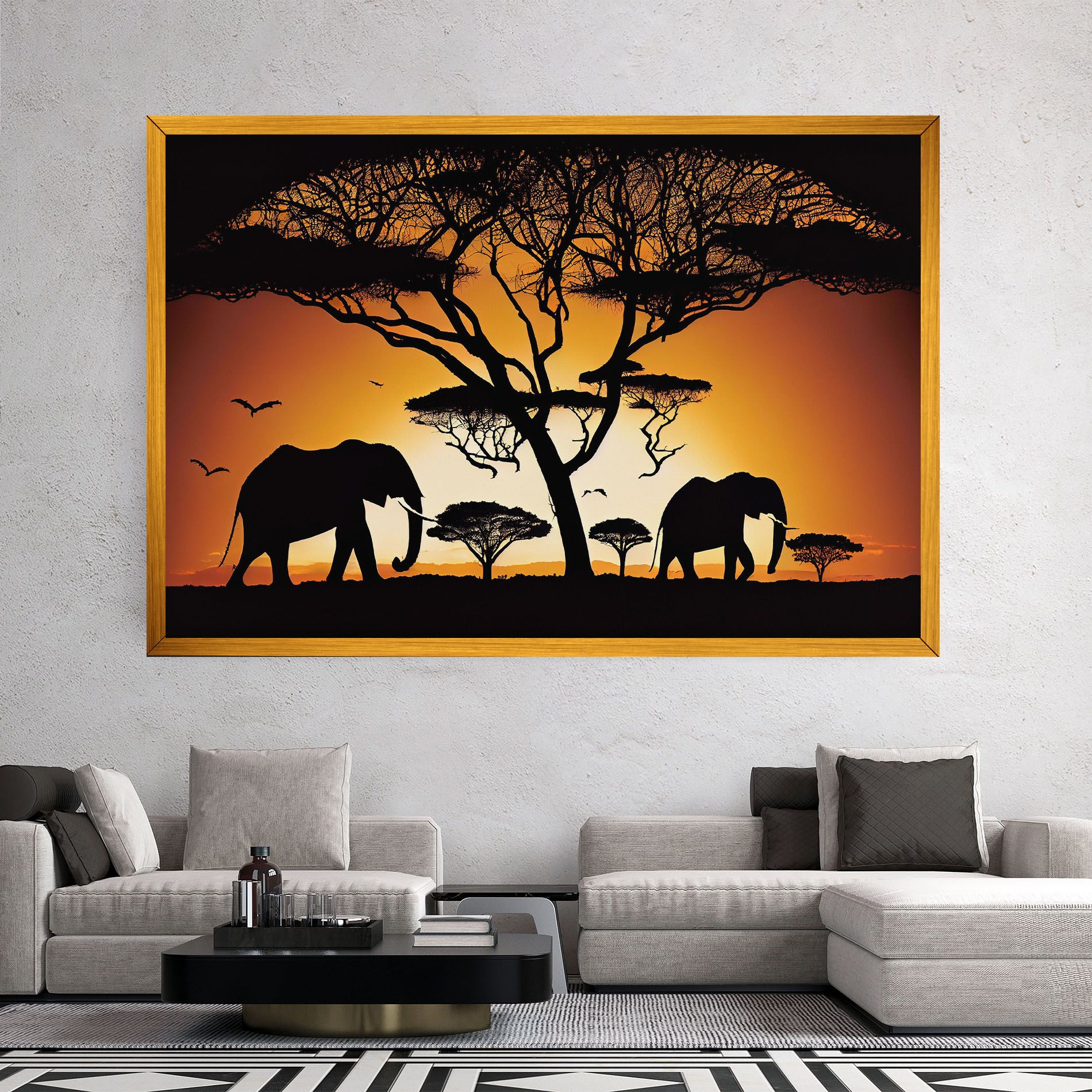 Sunset Silhouette mockup 2