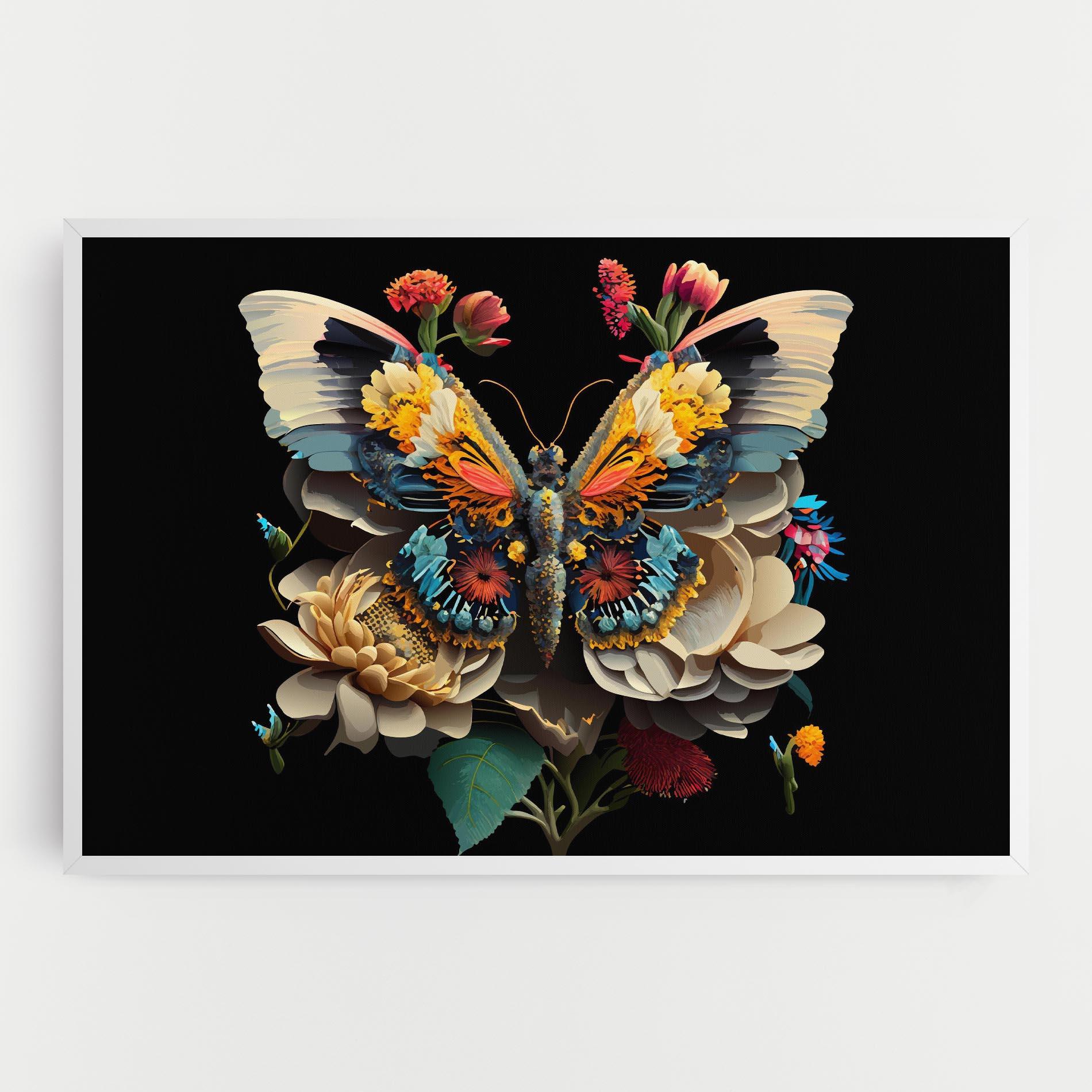 Картина на платно Colorful Butterfly mockup 0