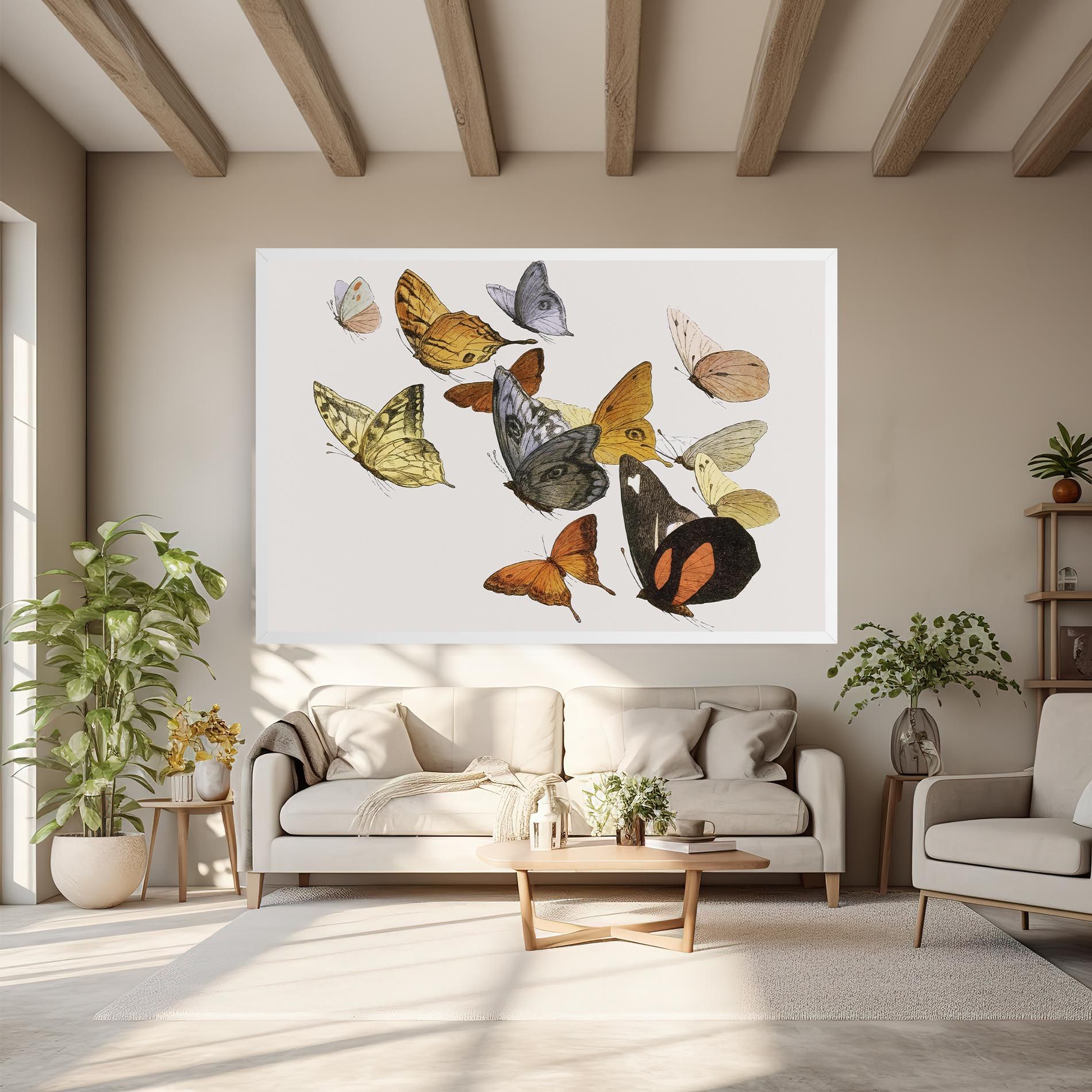 Butterfly Floating mockup 6