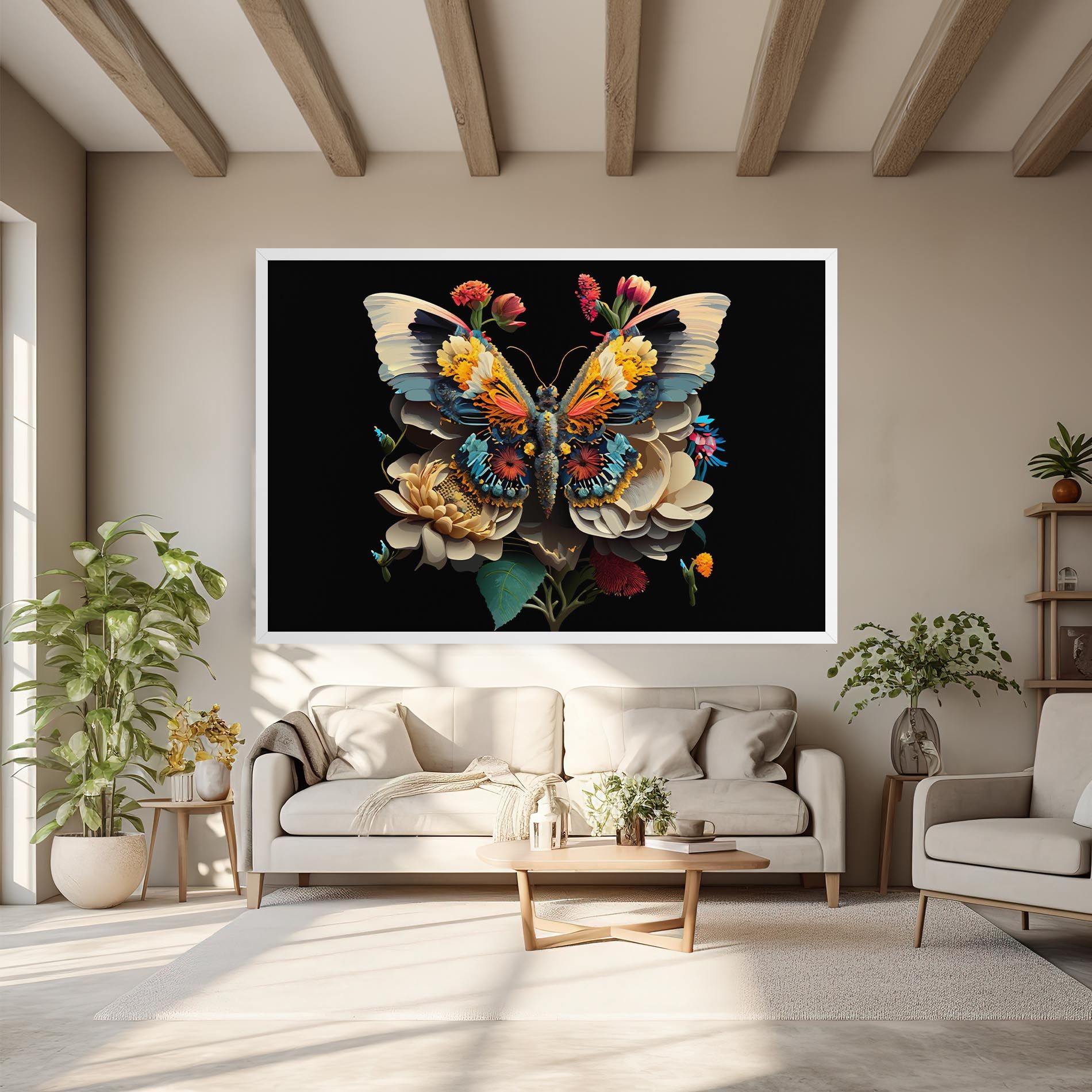 Colorful Butterfly mockup 6