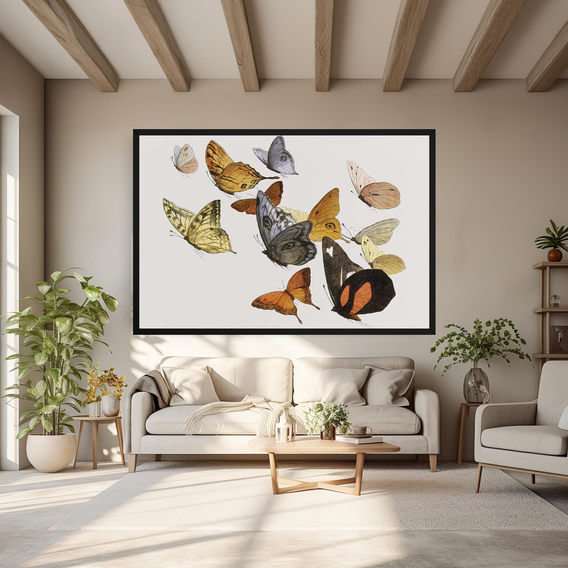 Butterfly Floating mockup 6