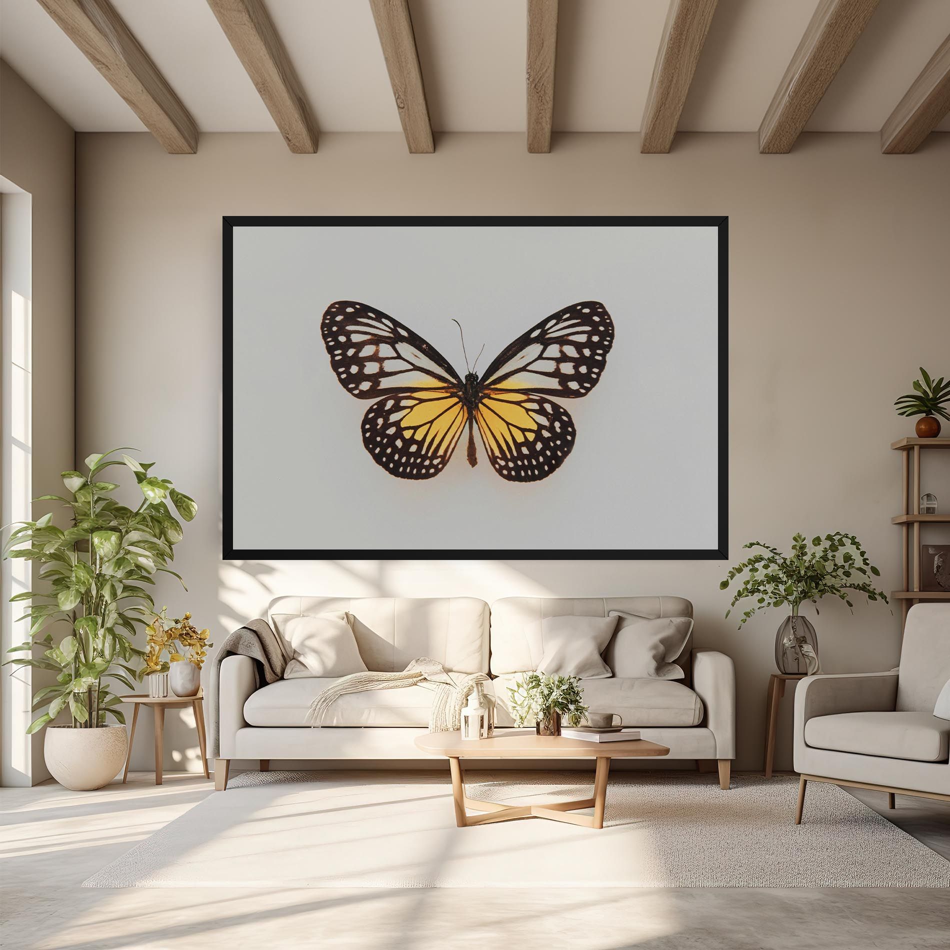 Butterfly On Grey mockup 6