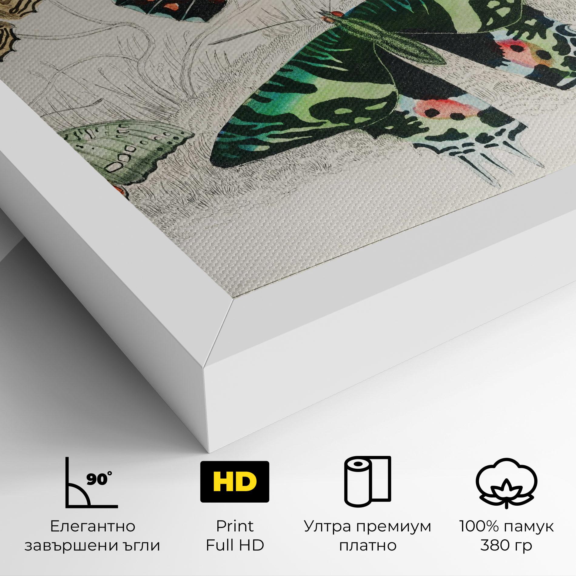 Картина на платно Butterfly Art mockup 4