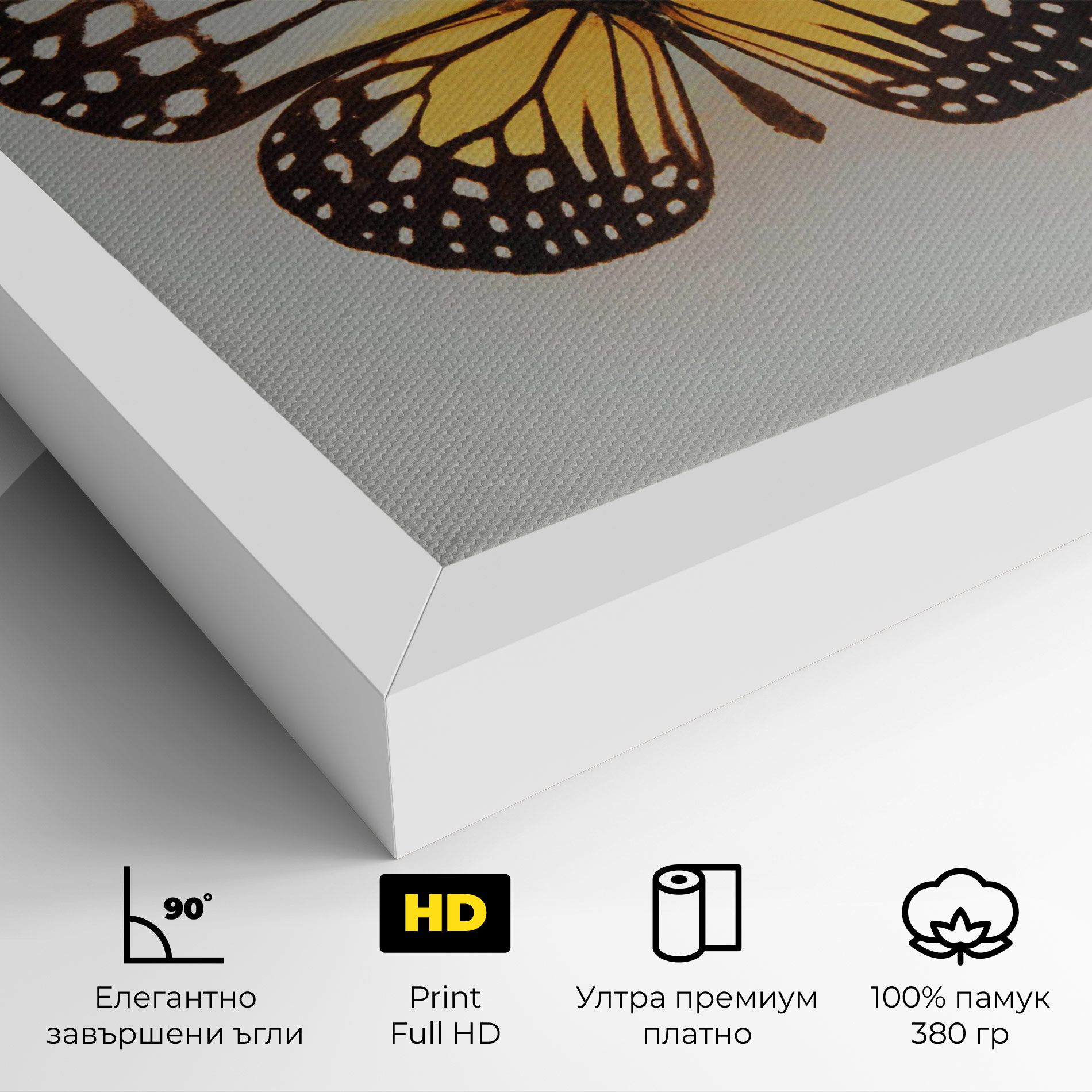Butterfly On Grey mockup 4