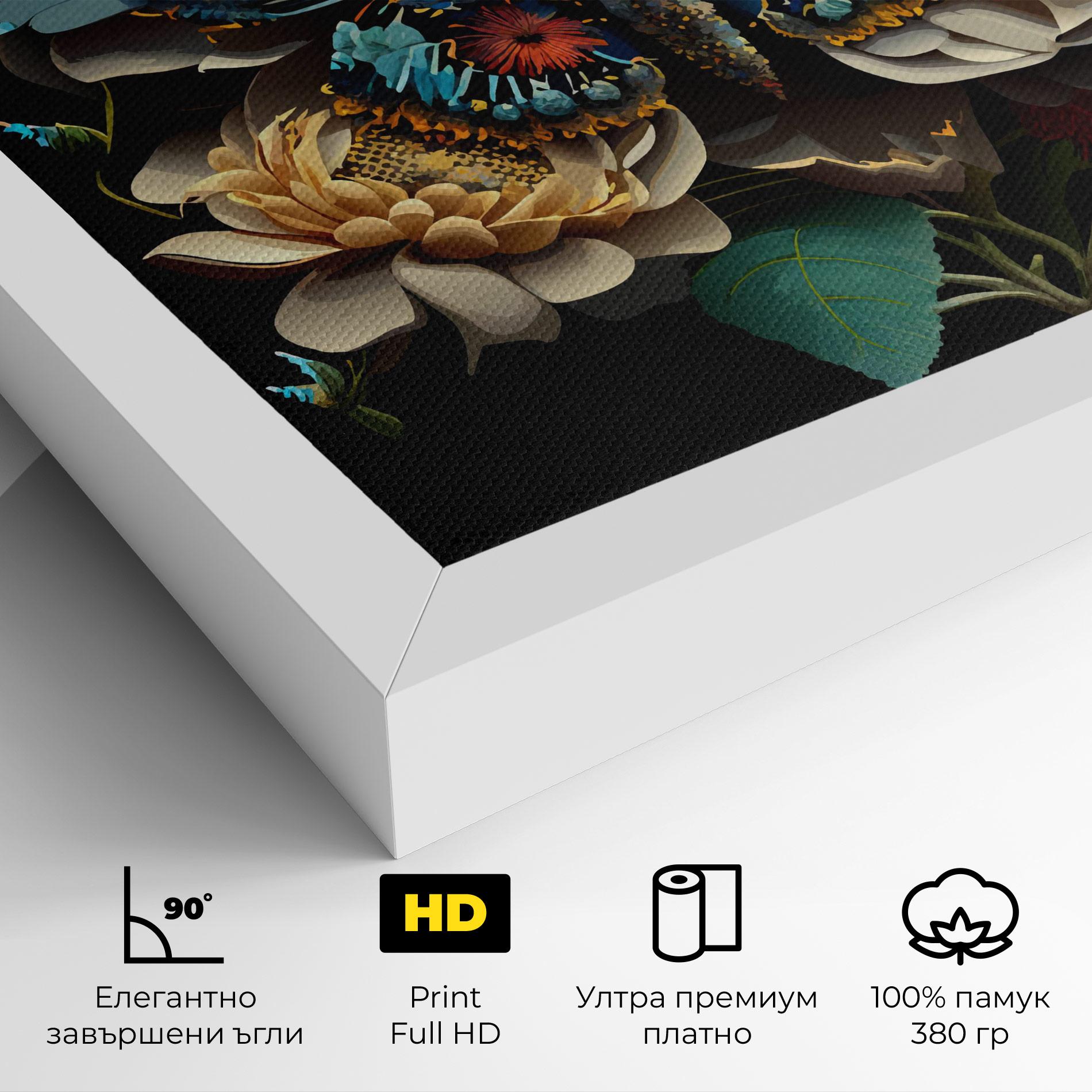 Картина на платно Colorful Butterfly mockup 4
