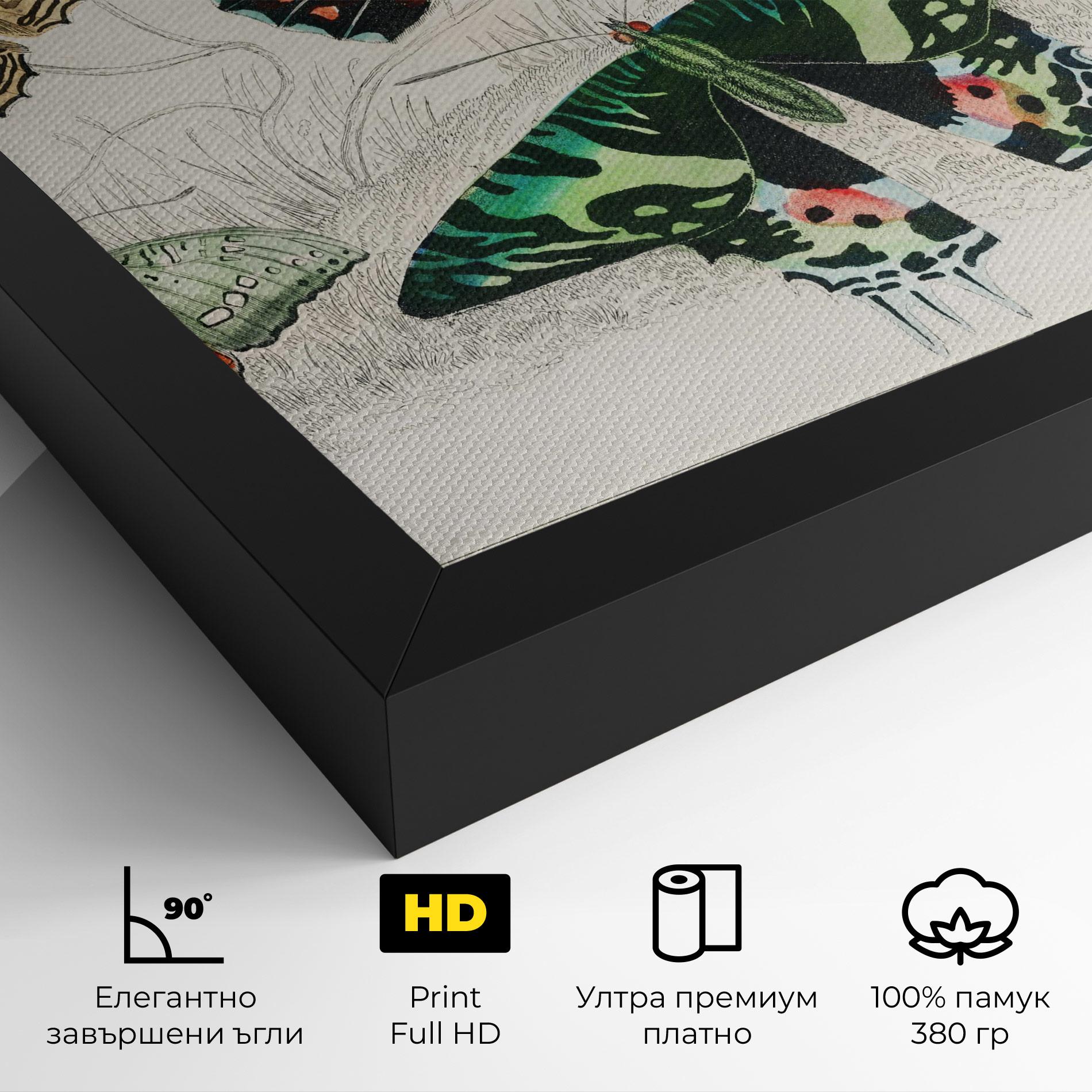 Картина на платно Butterfly Art mockup 4