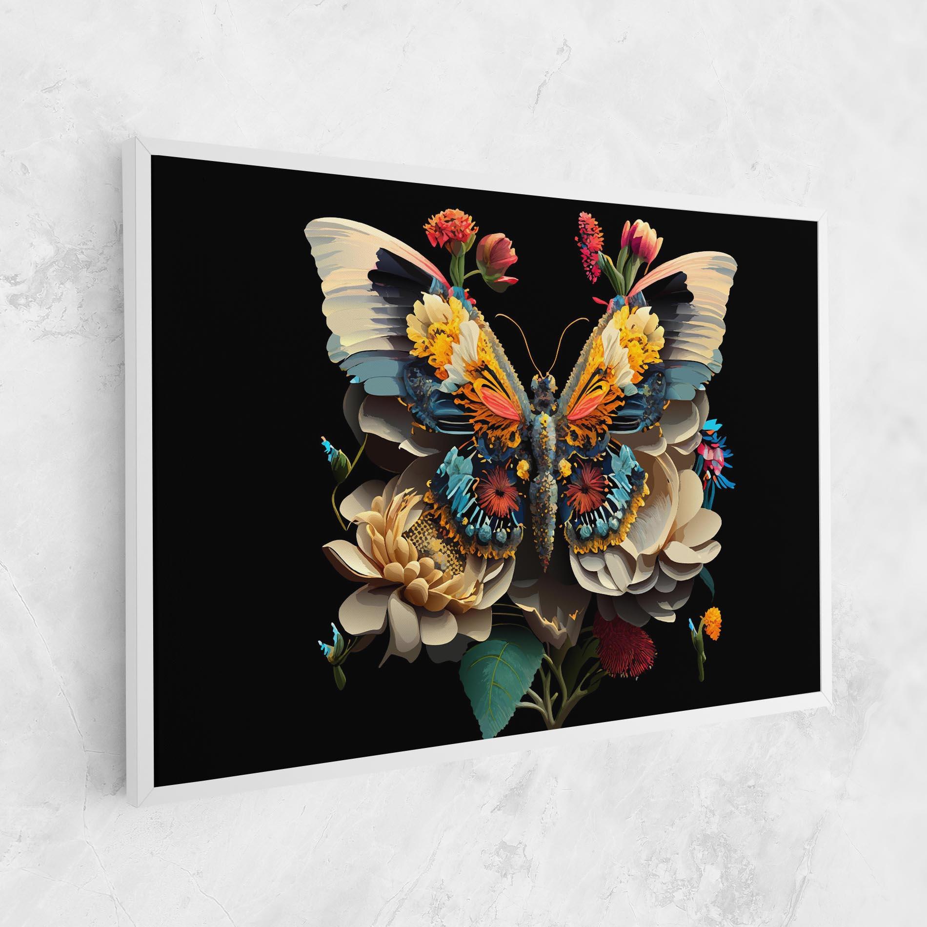 Картина на платно Colorful Butterfly mockup 1
