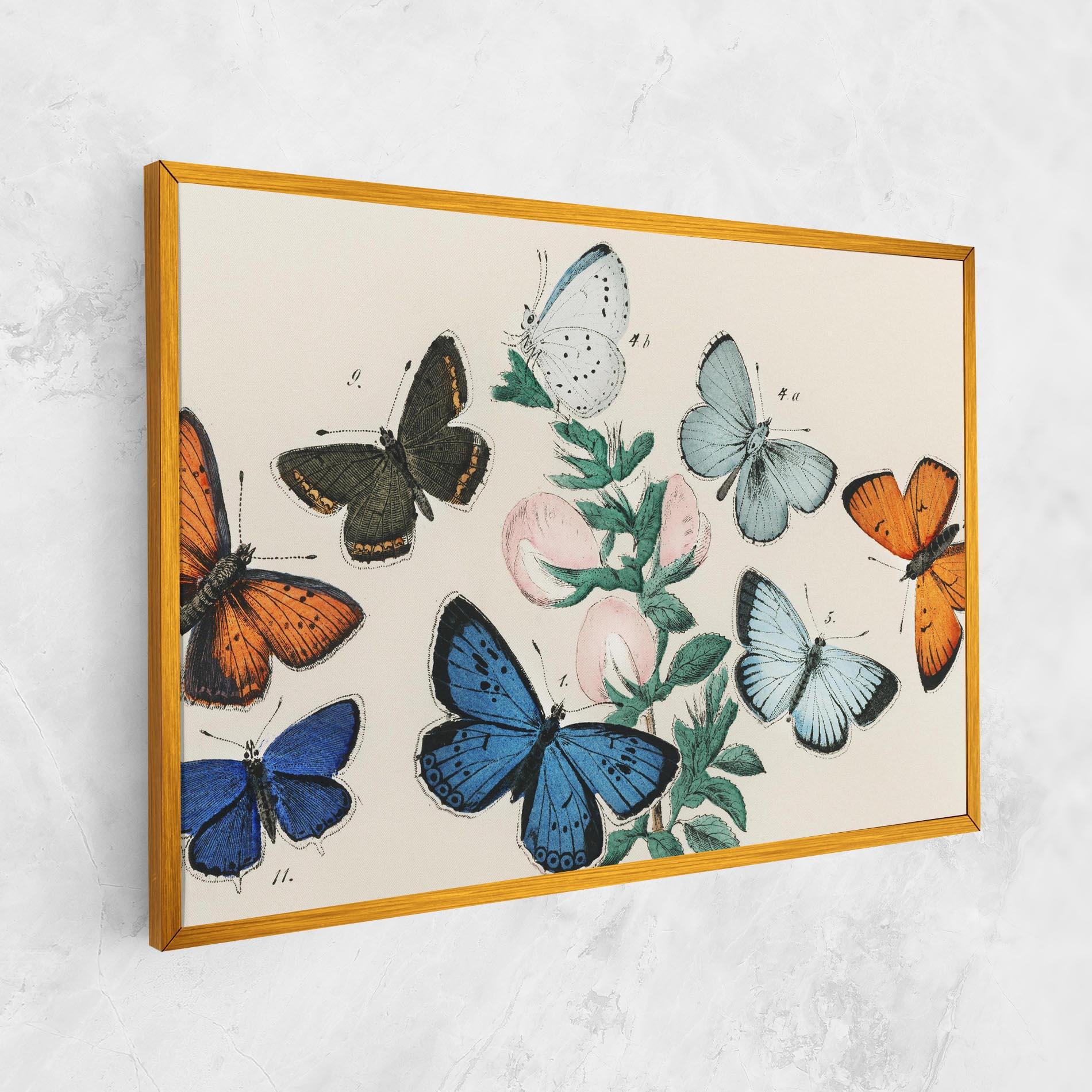 Картина на платно Moving Butterflies mockup 1