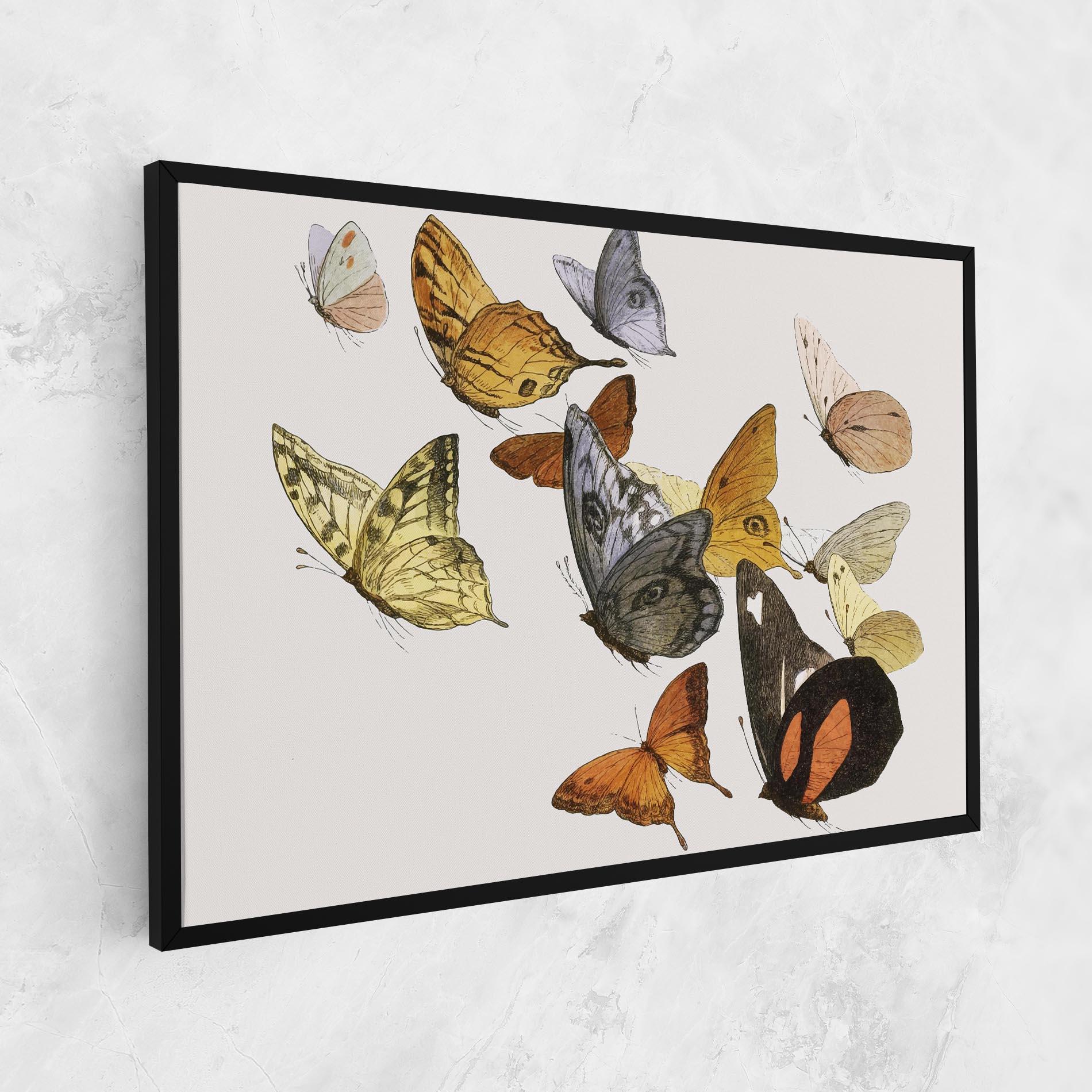 Картина на платно Butterfly Floating mockup 1