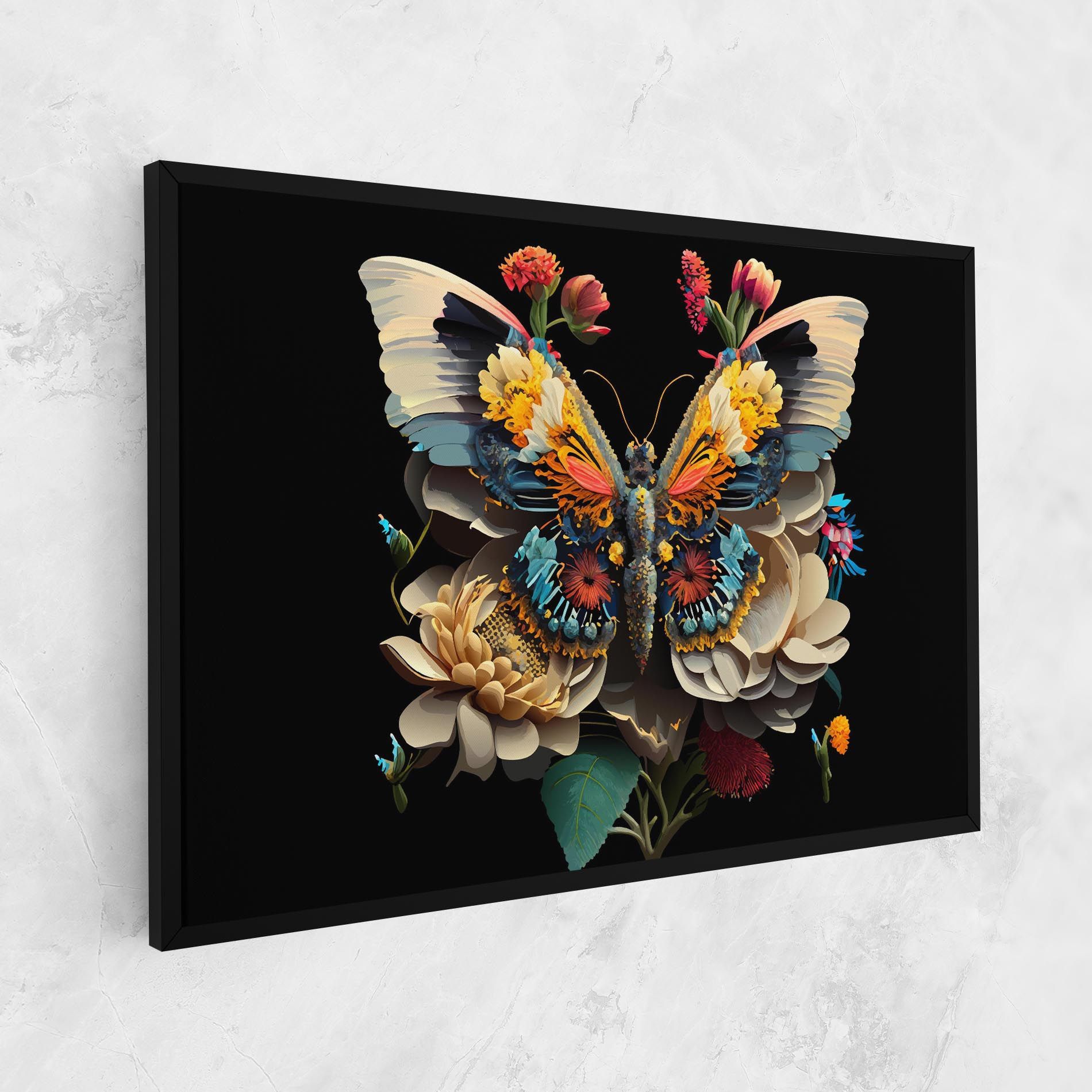 Colorful Butterfly mockup 1