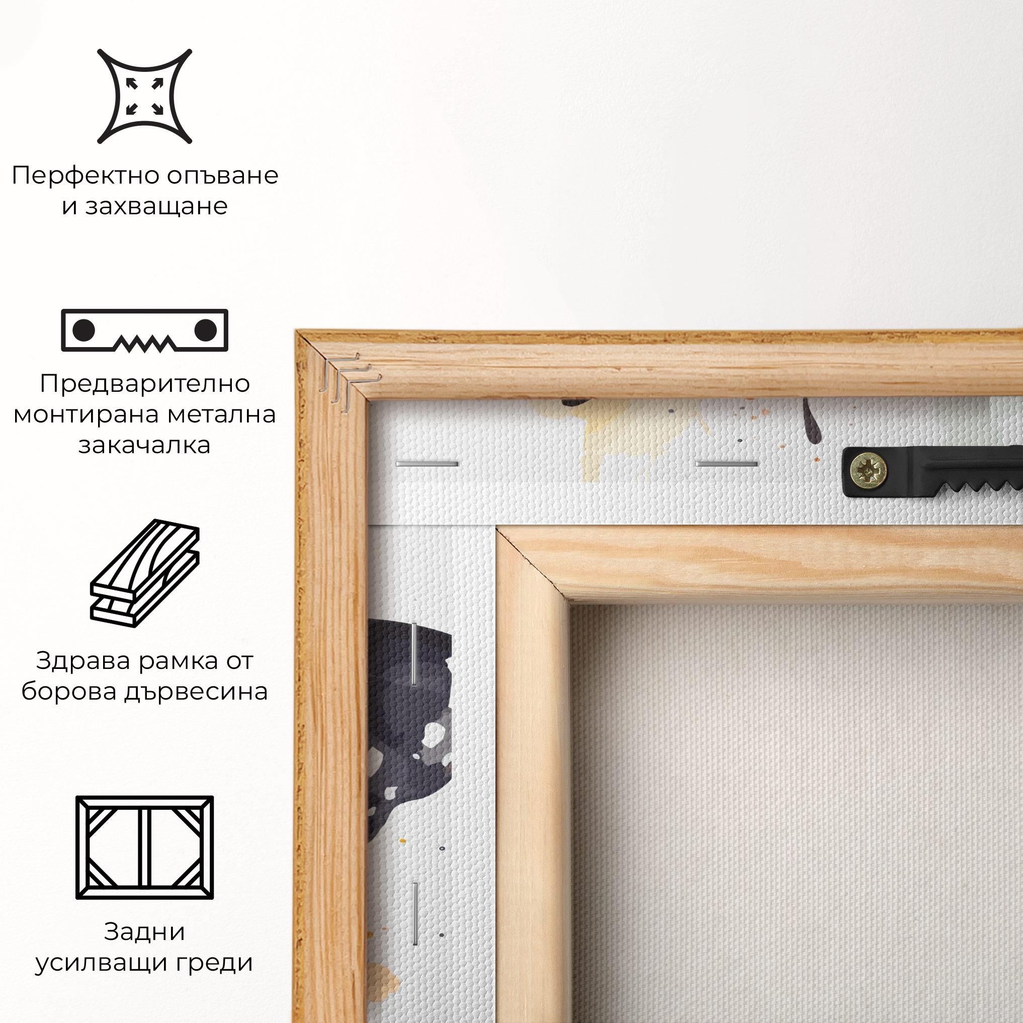 Картина на платно Orange Butterfly mockup 5