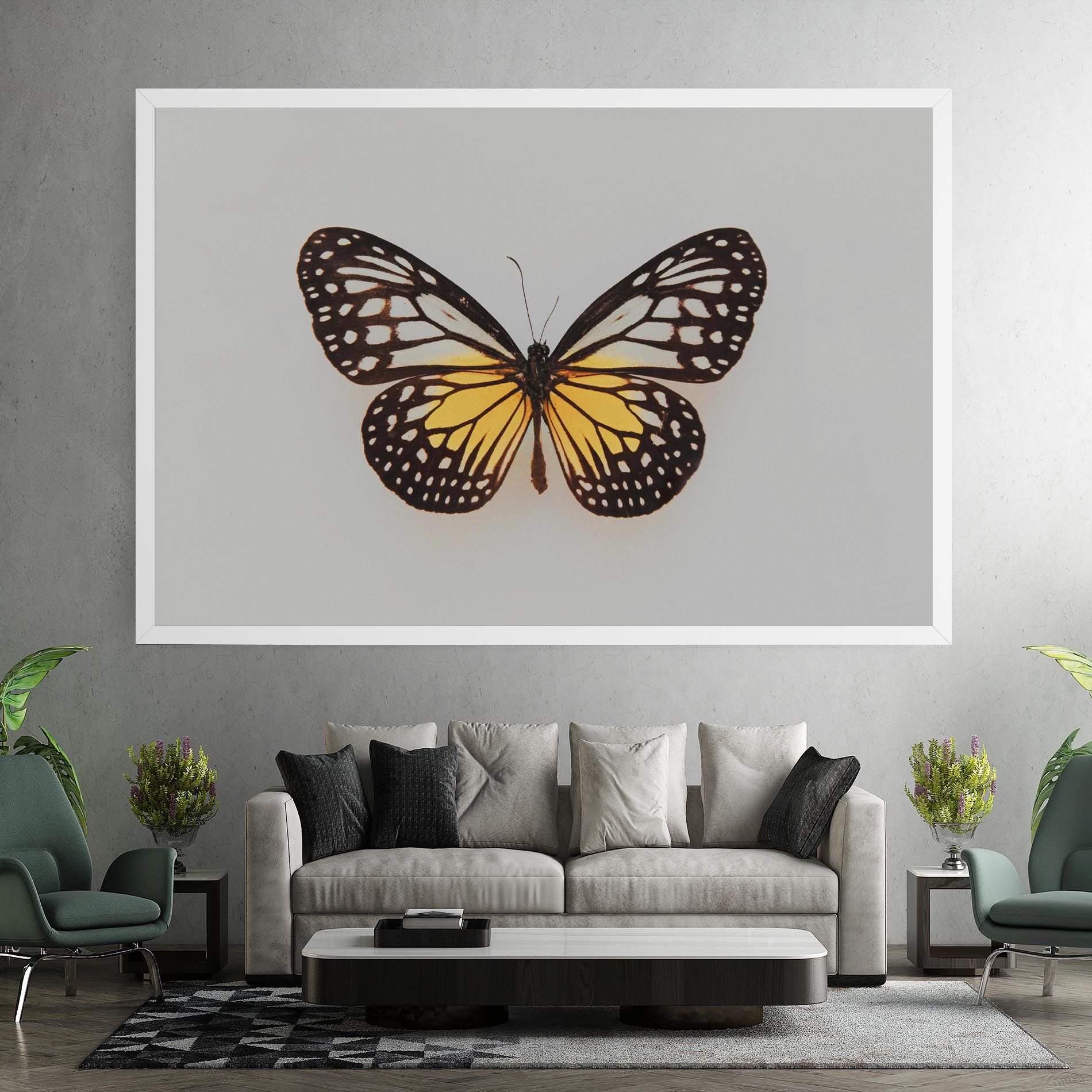 Butterfly On Grey mockup 7