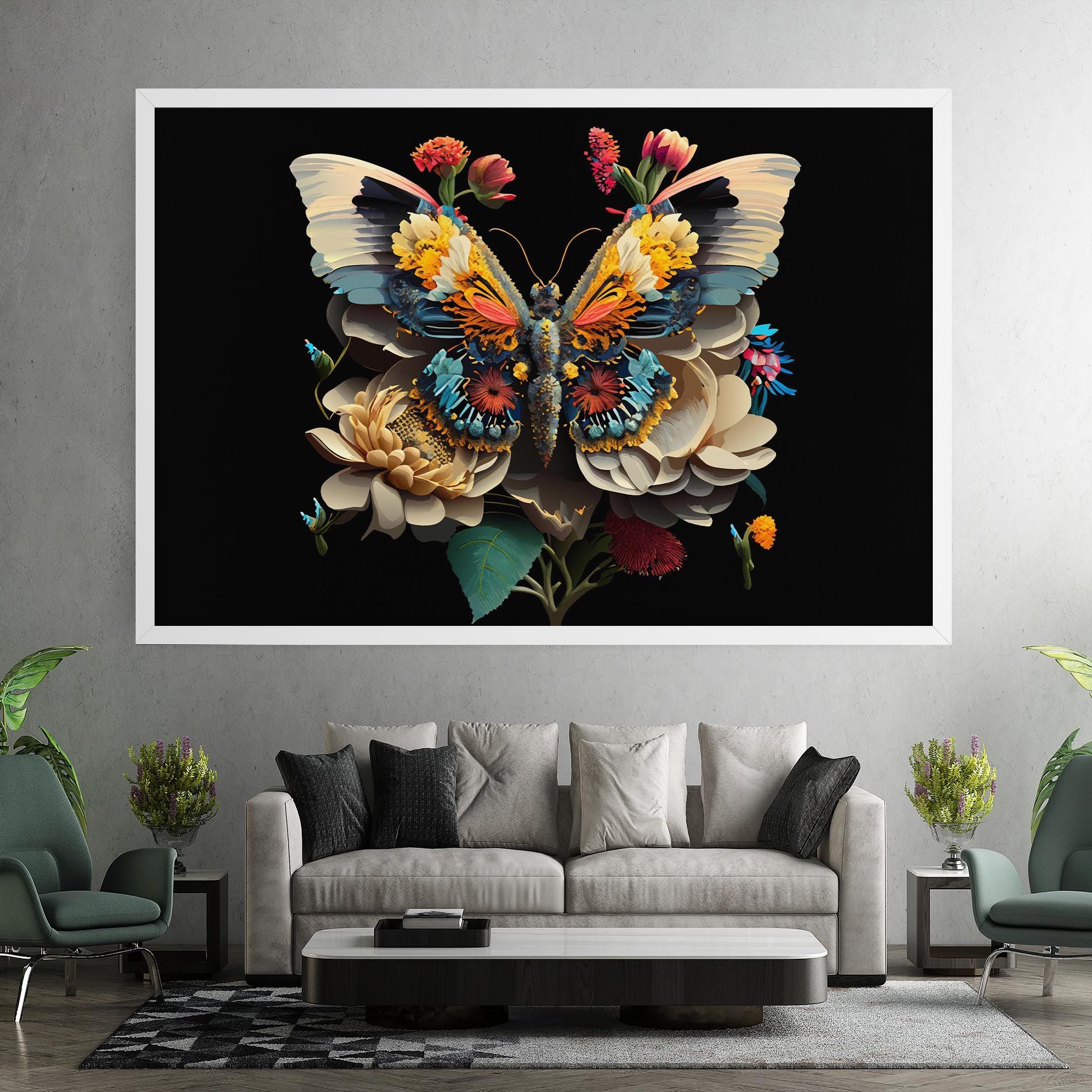 Colorful Butterfly mockup 7