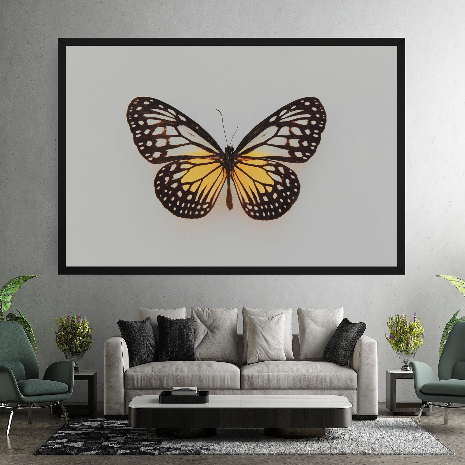 Butterfly On Grey mockup 7