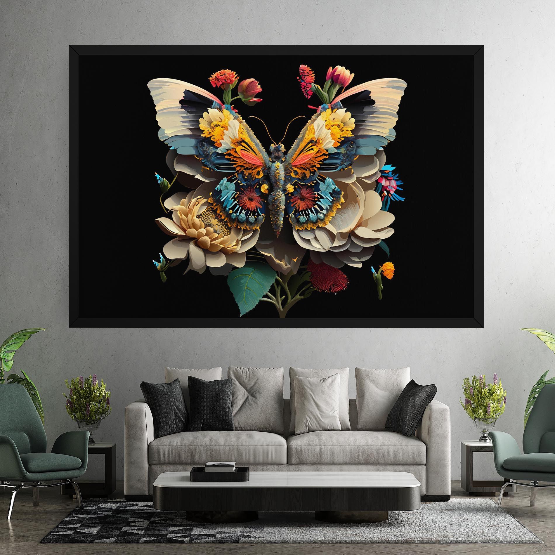 Colorful Butterfly mockup 7