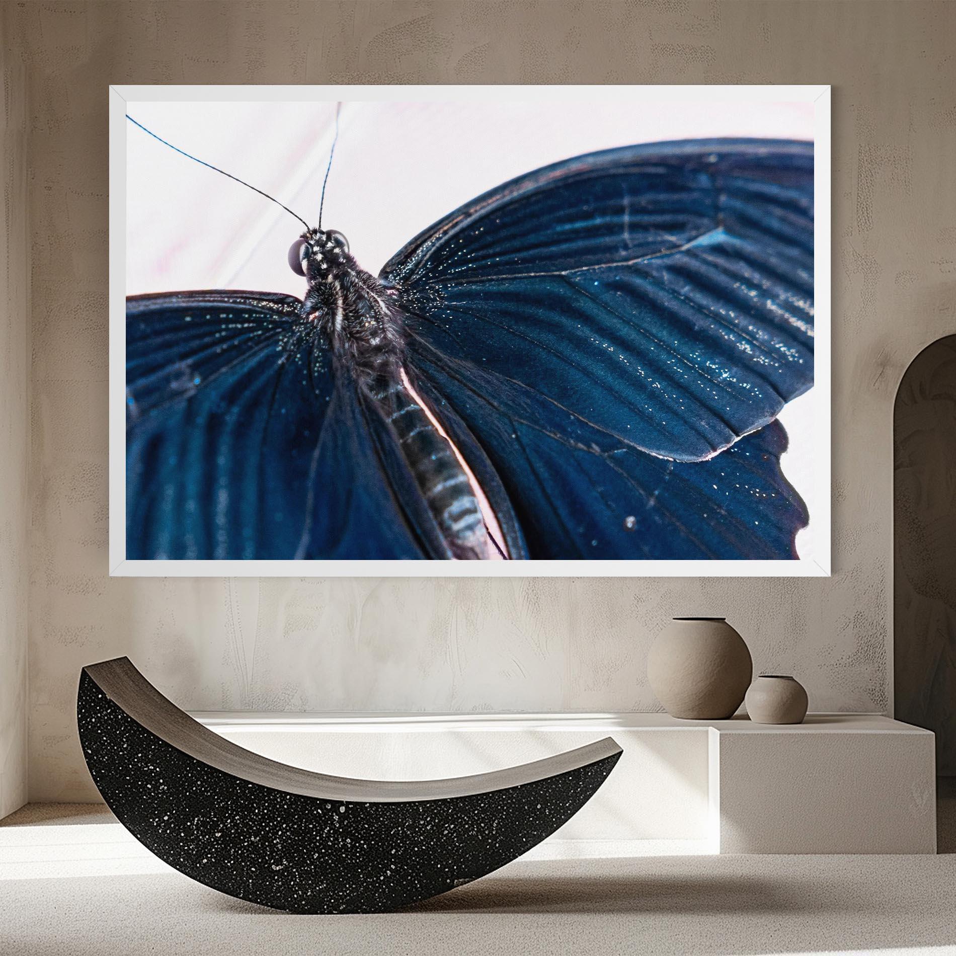 Картина на платно Blue Butterfly mockup 8