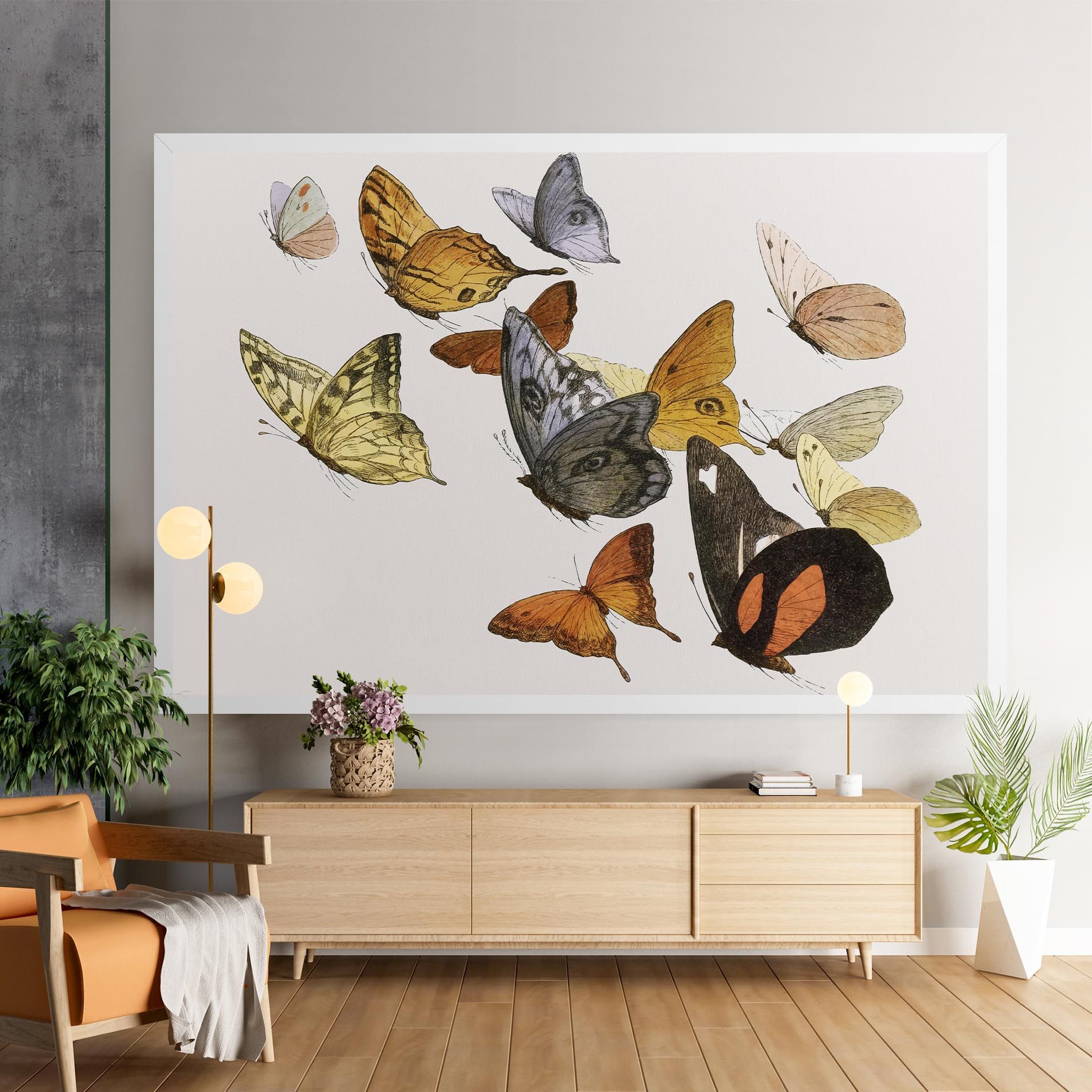 Butterfly Floating mockup 9