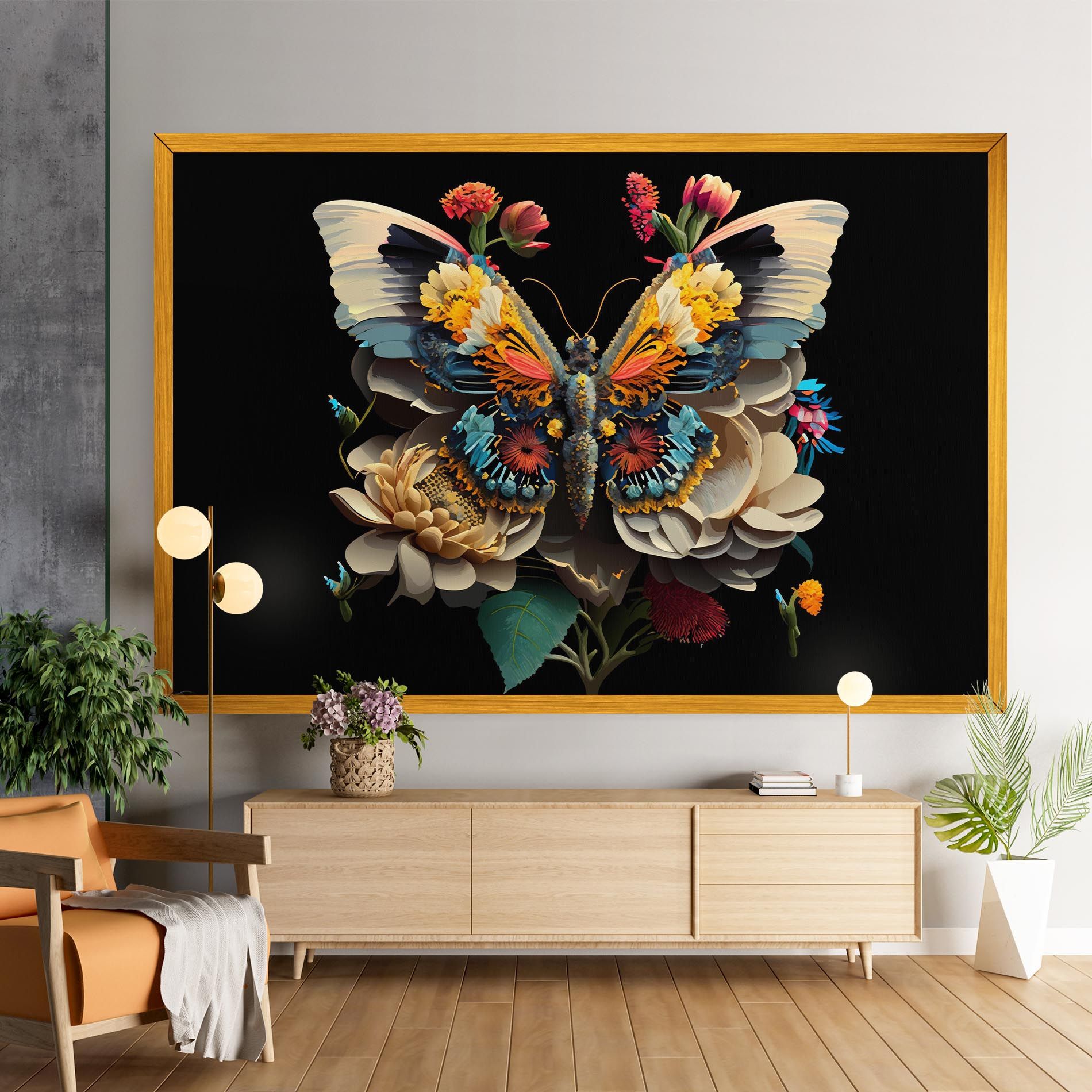 Colorful Butterfly mockup 9