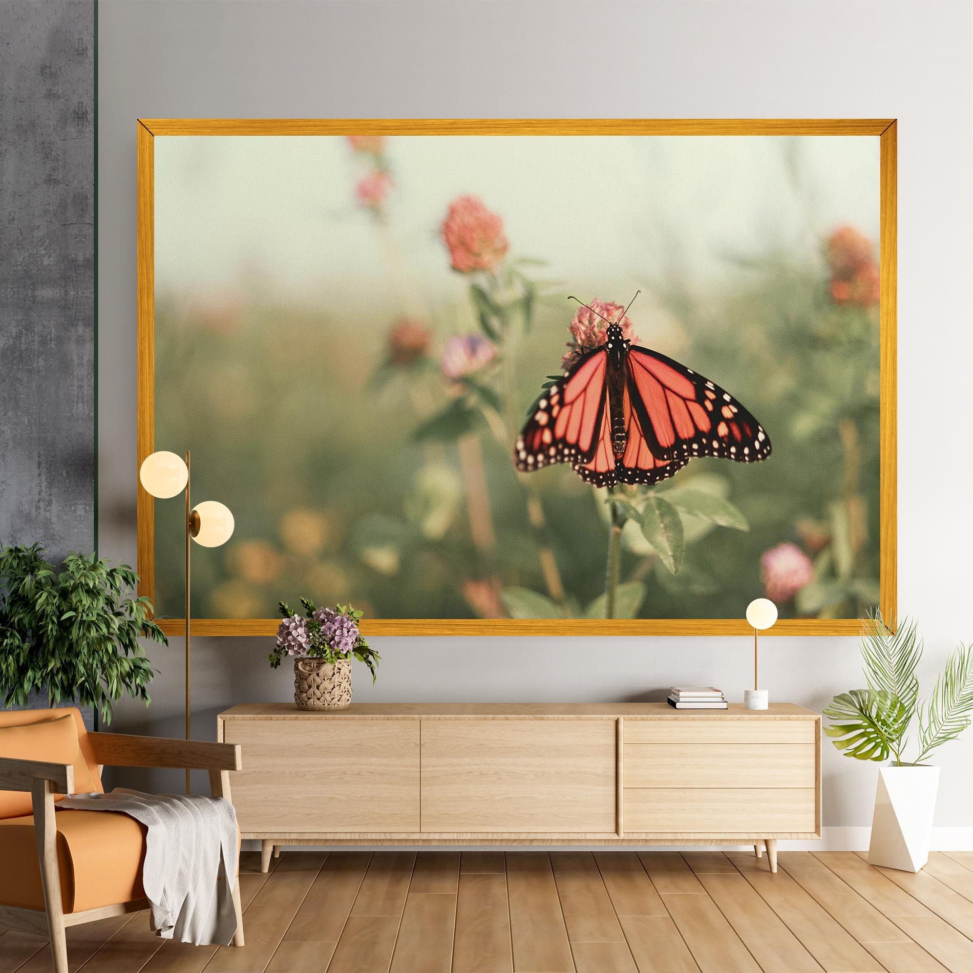 Light Red Butterfly mockup 9