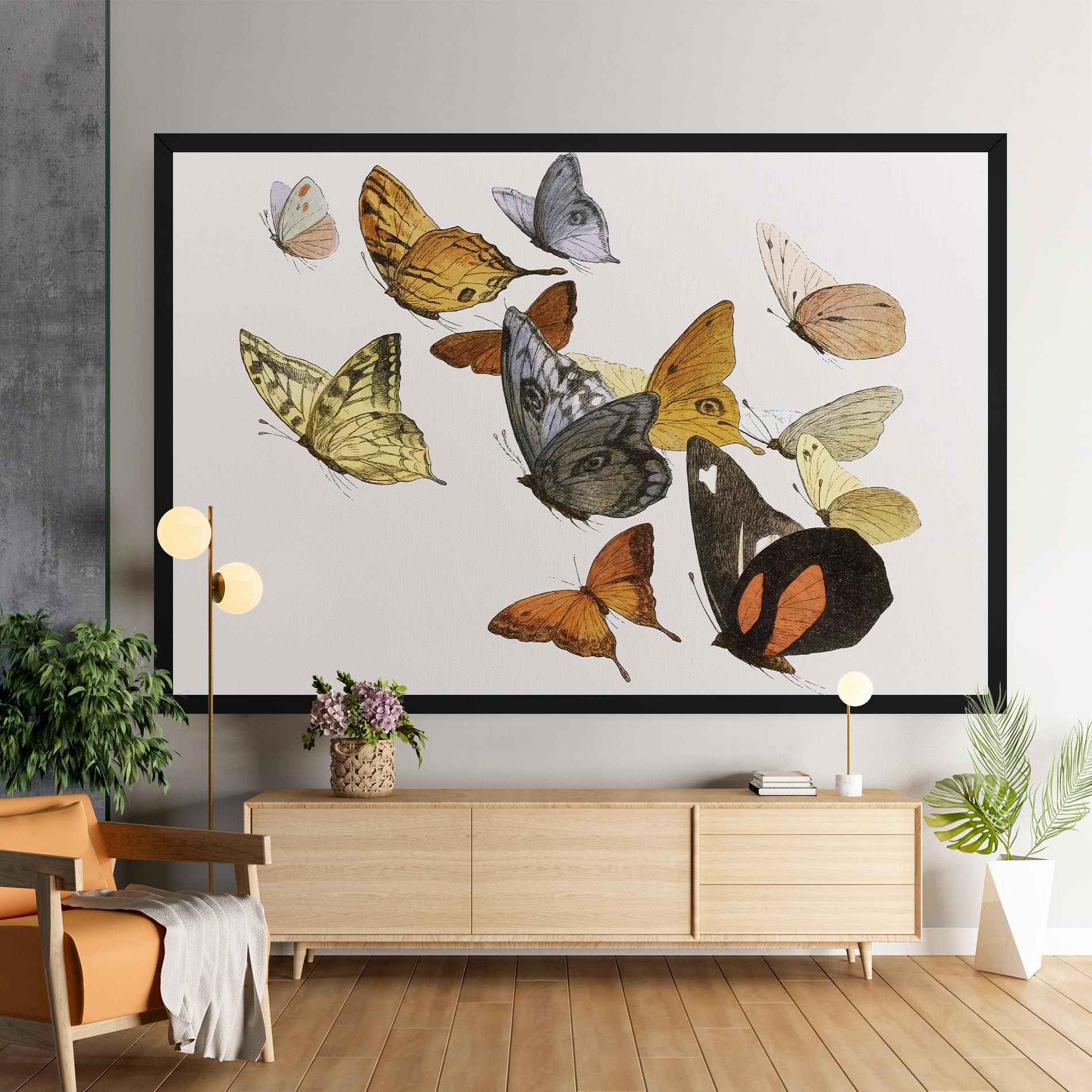 Butterfly Floating mockup 9