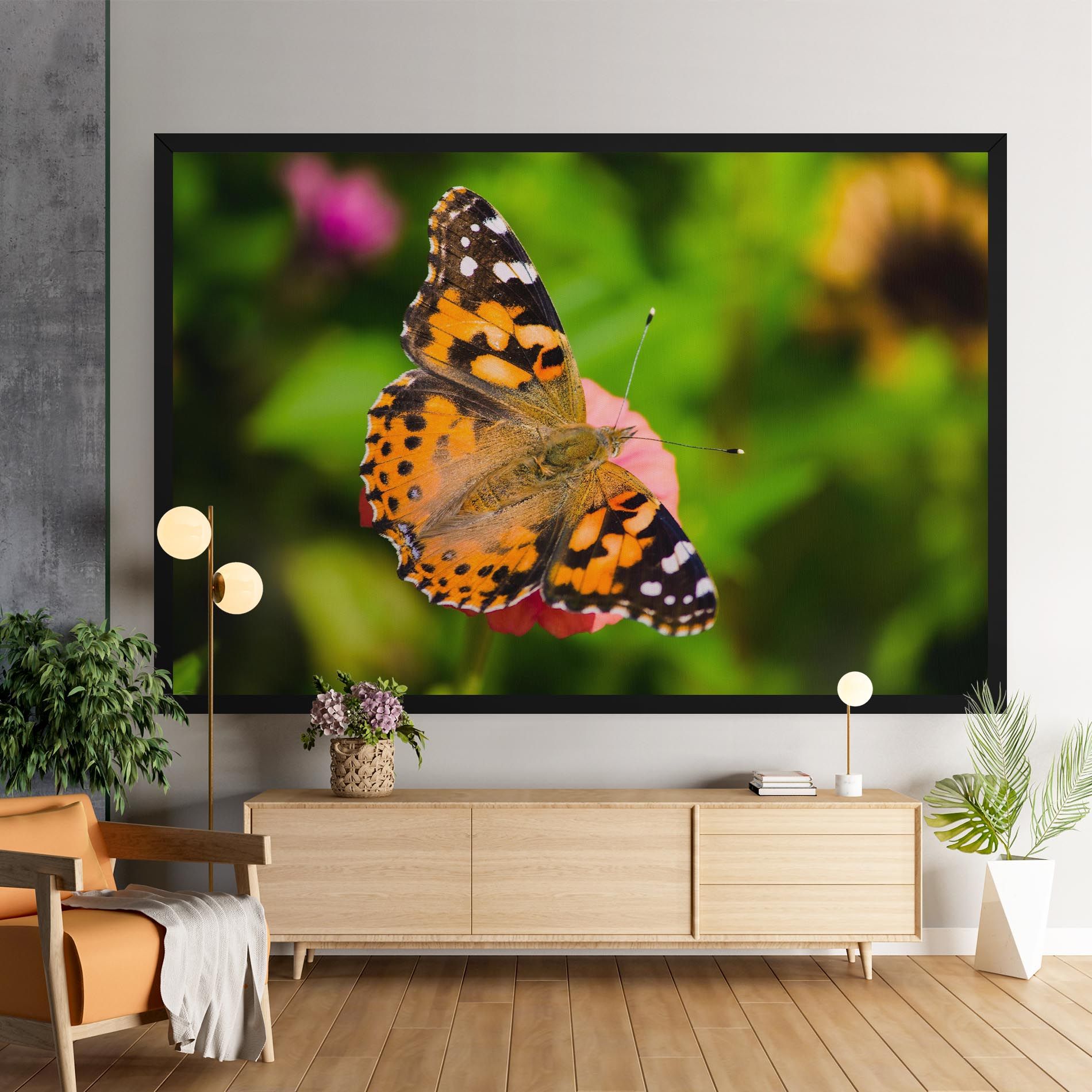 Butterfly On Flower mockup 9
