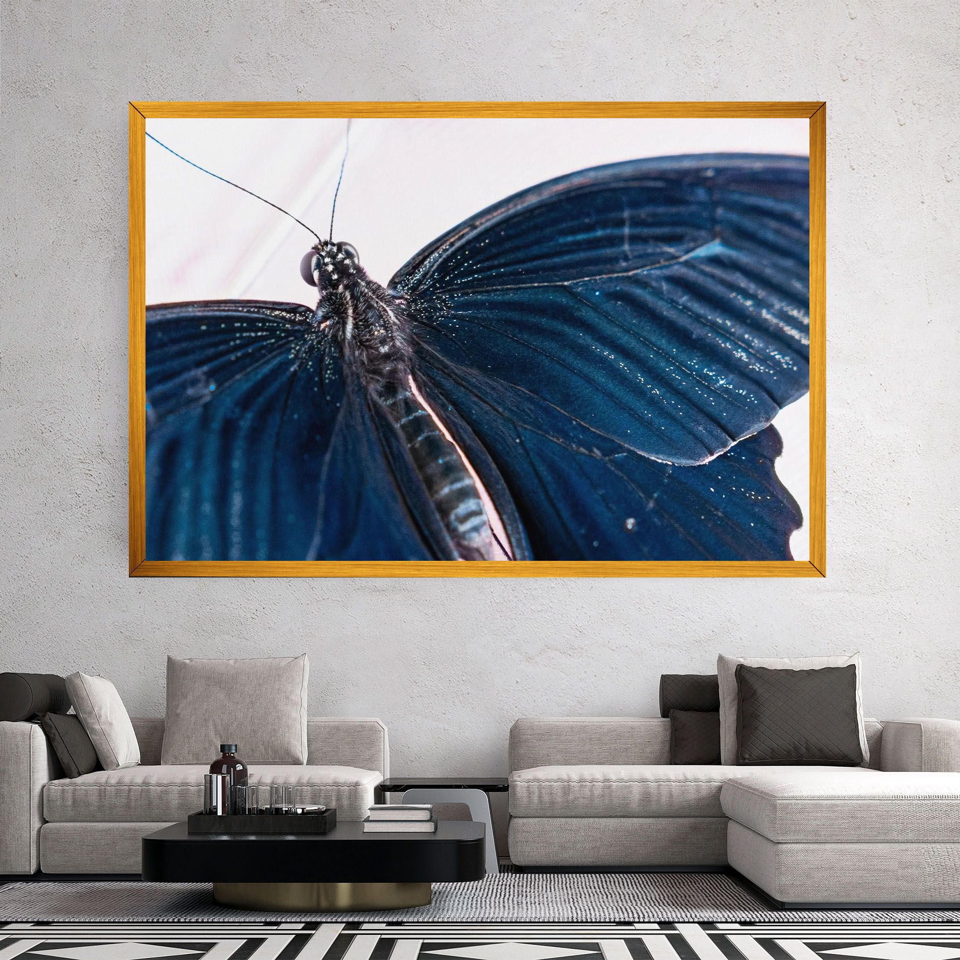 Blue Butterfly mockup 2
