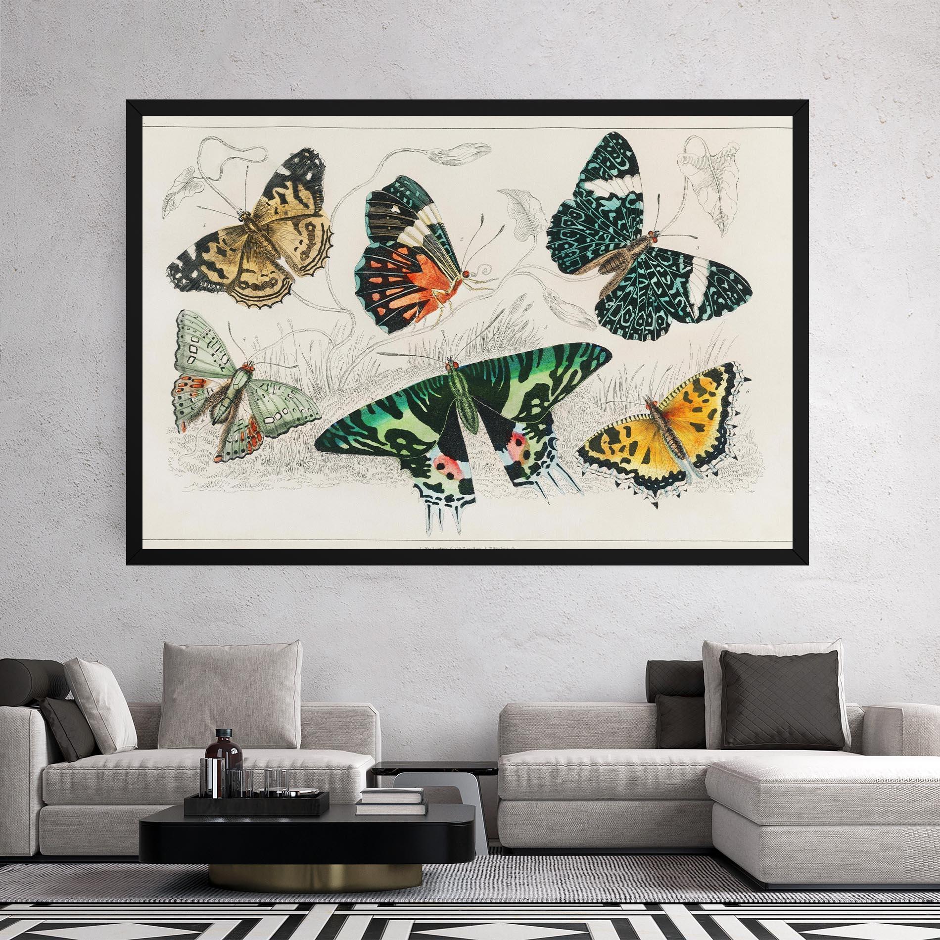 Картина на платно Butterfly Art mockup 2