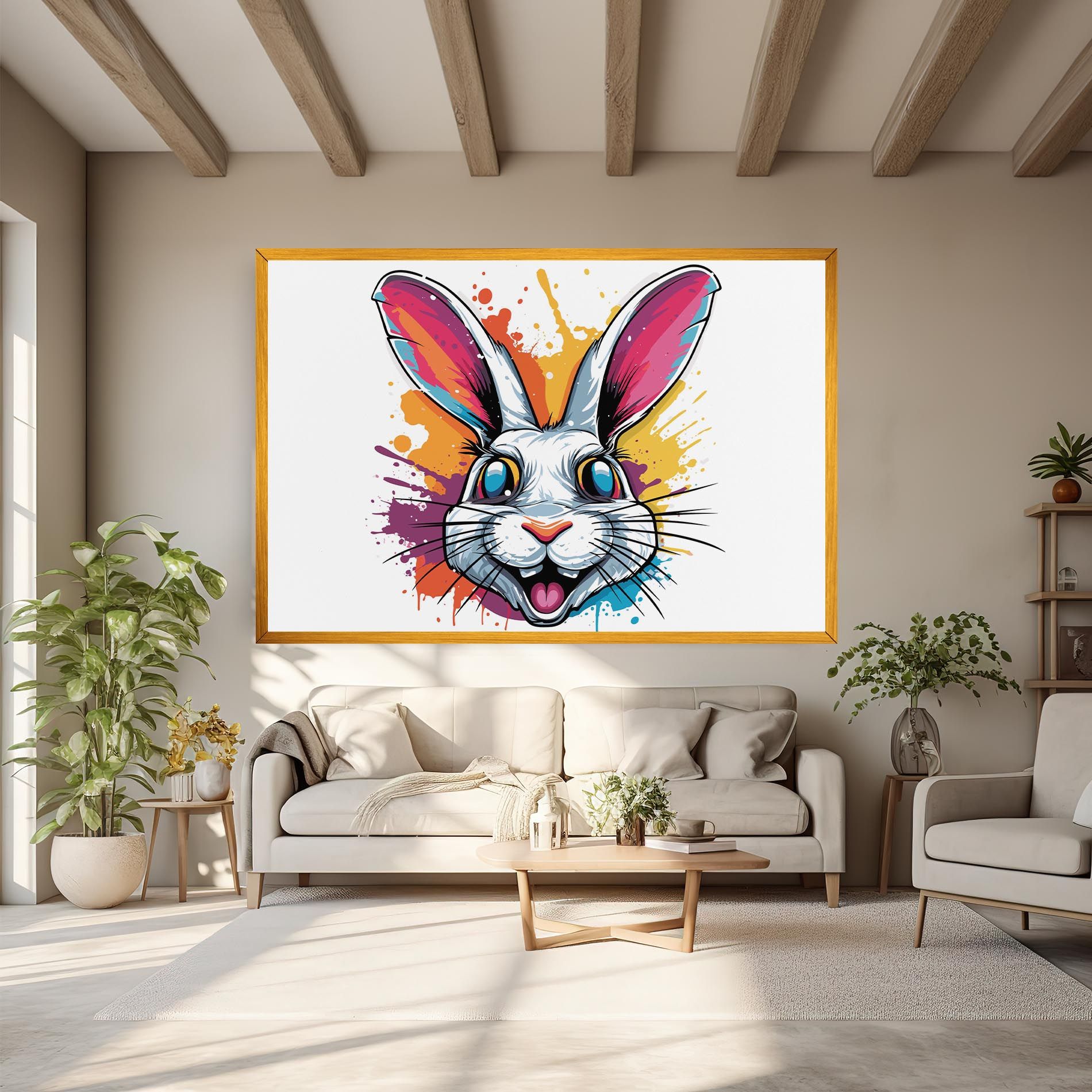 Crazy Bunny mockup 6