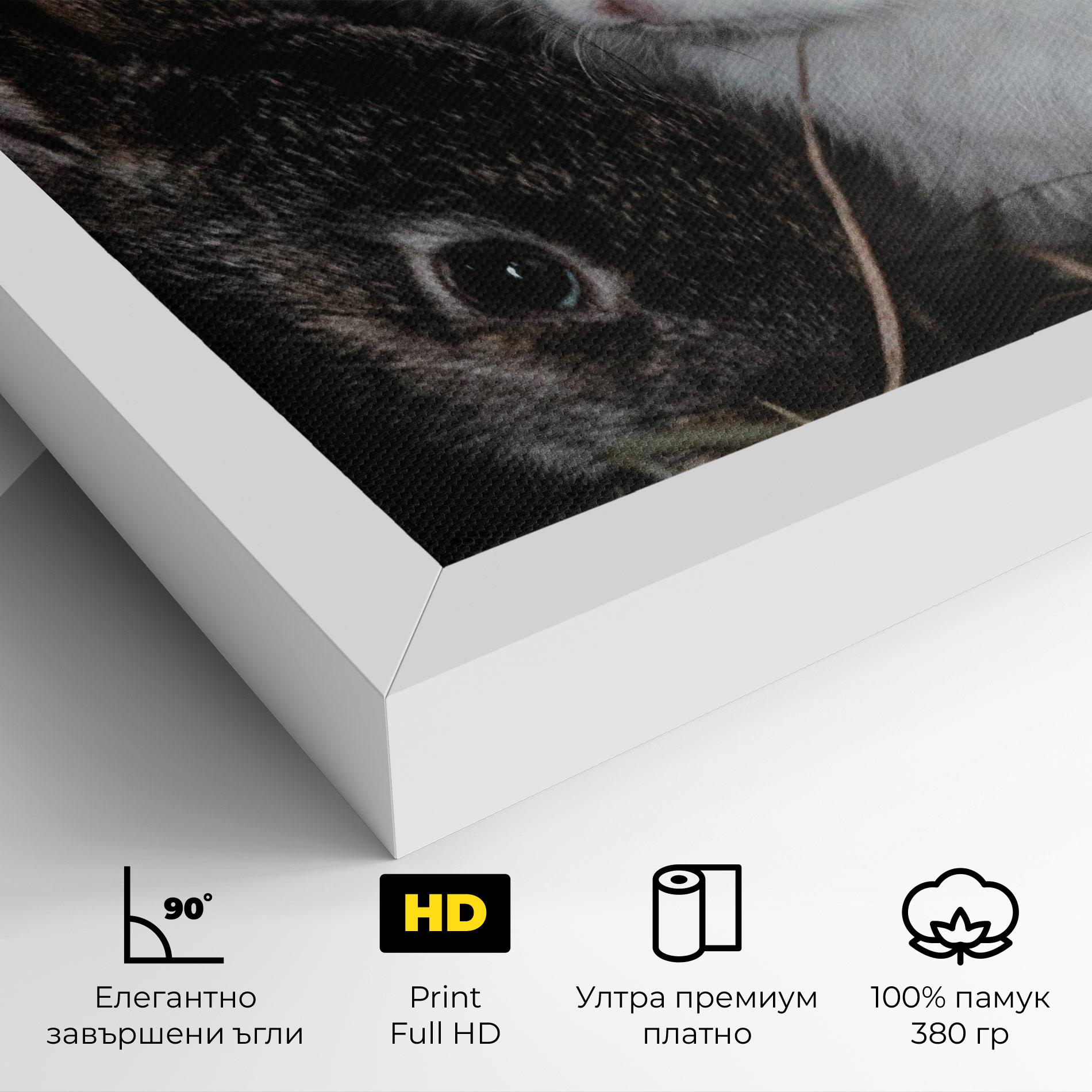Картина на платно Cute Small Rabbit mockup 4