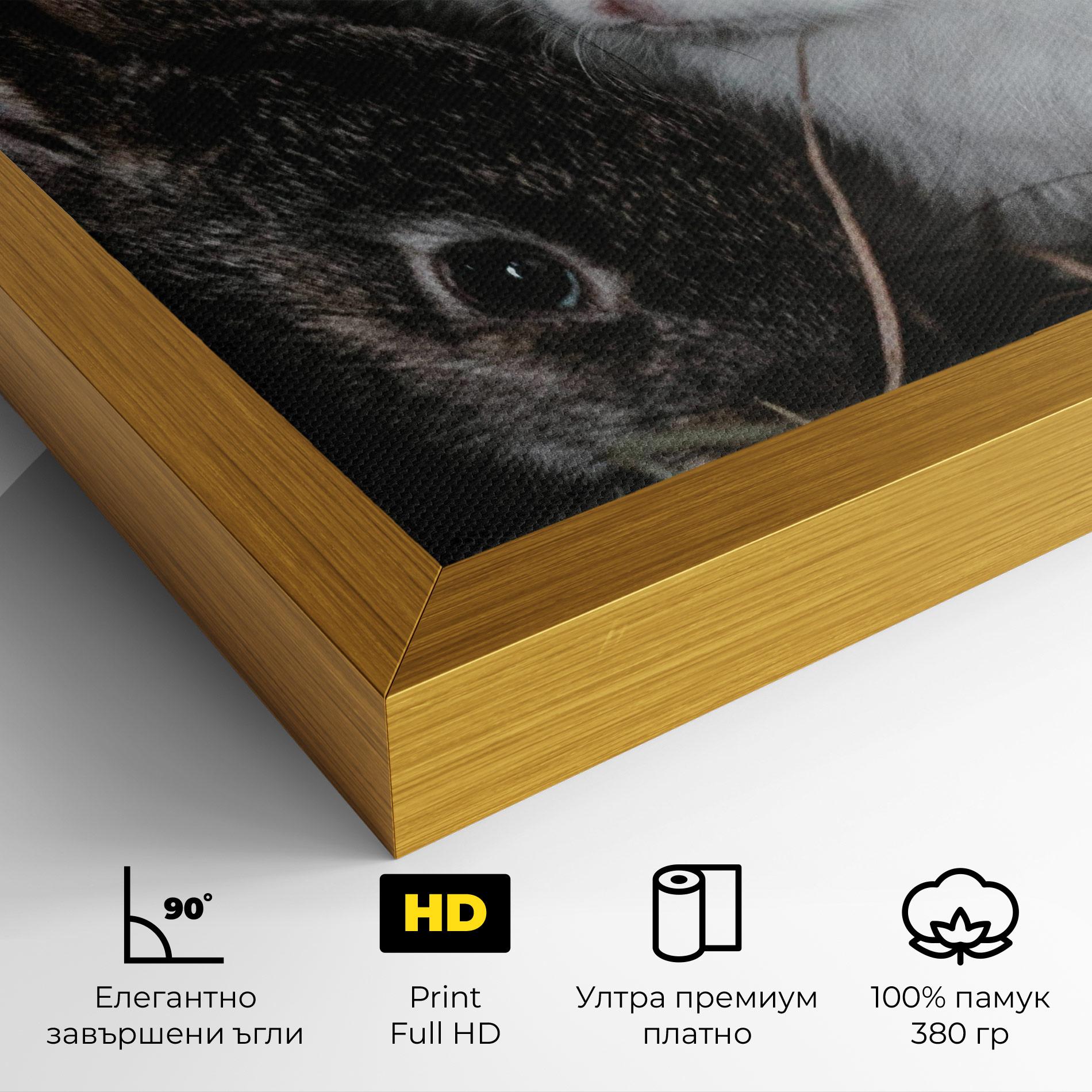 Картина на платно Cute Small Rabbit mockup 4