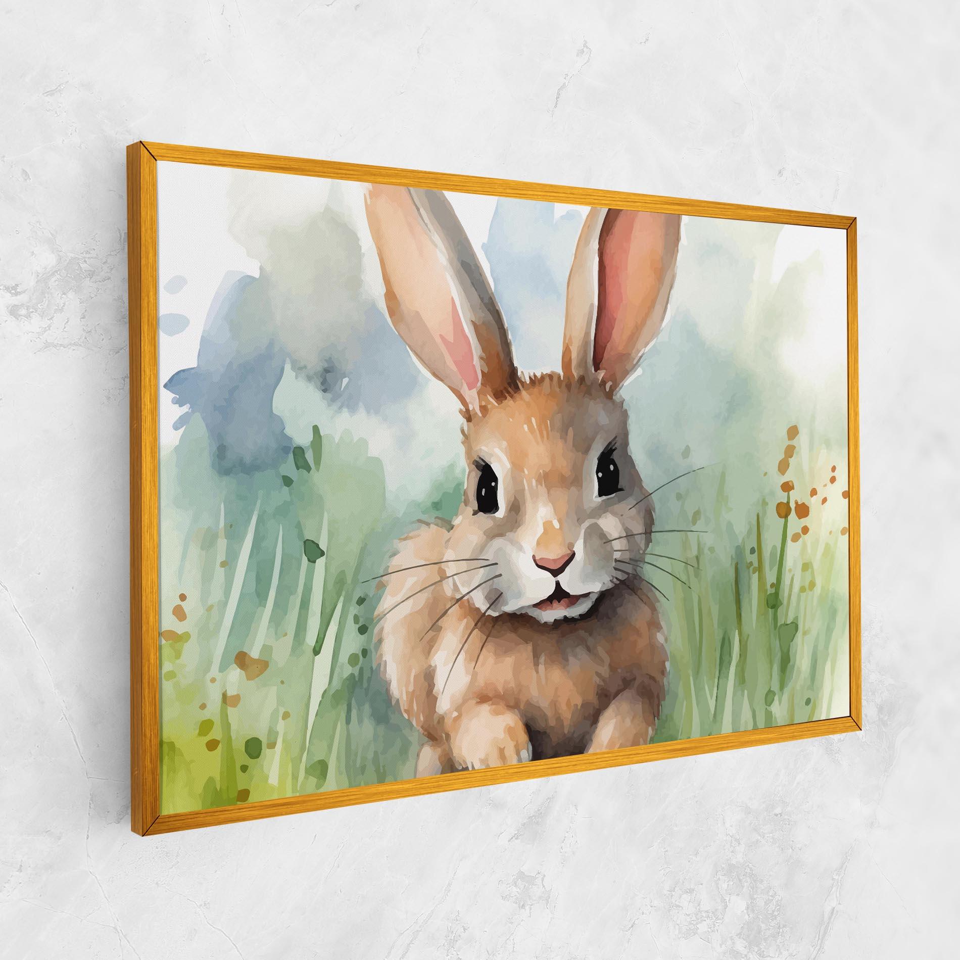 Картина на платно Brown Cream Bunny mockup 1